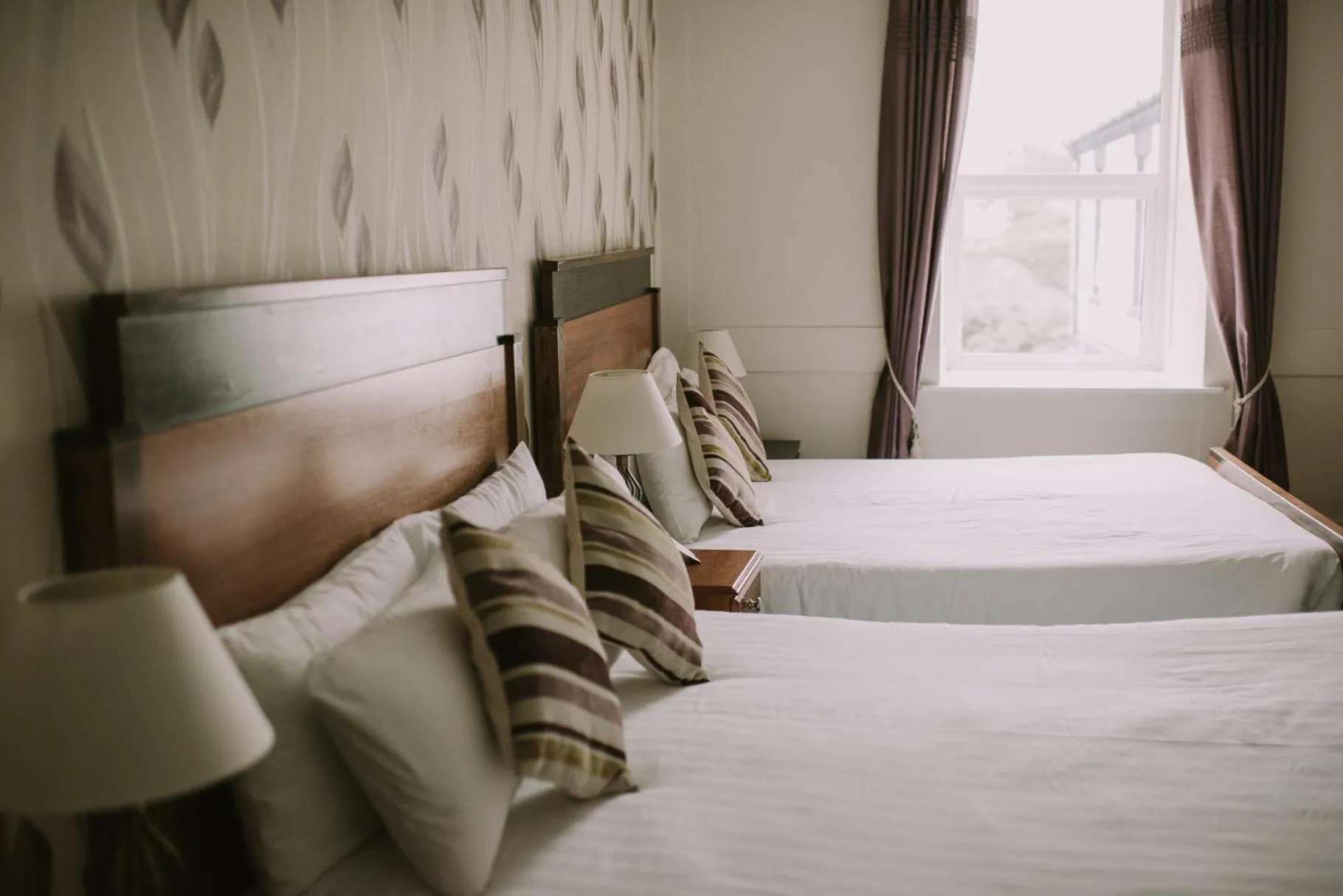 Bed in Royal Valentia Hotel