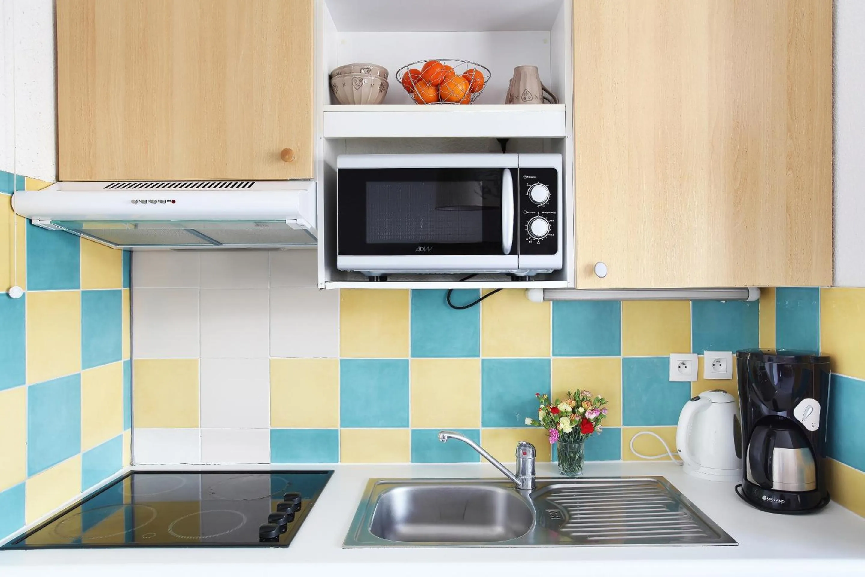 Kitchen or kitchenette in Résidence Odalys Belle Vue