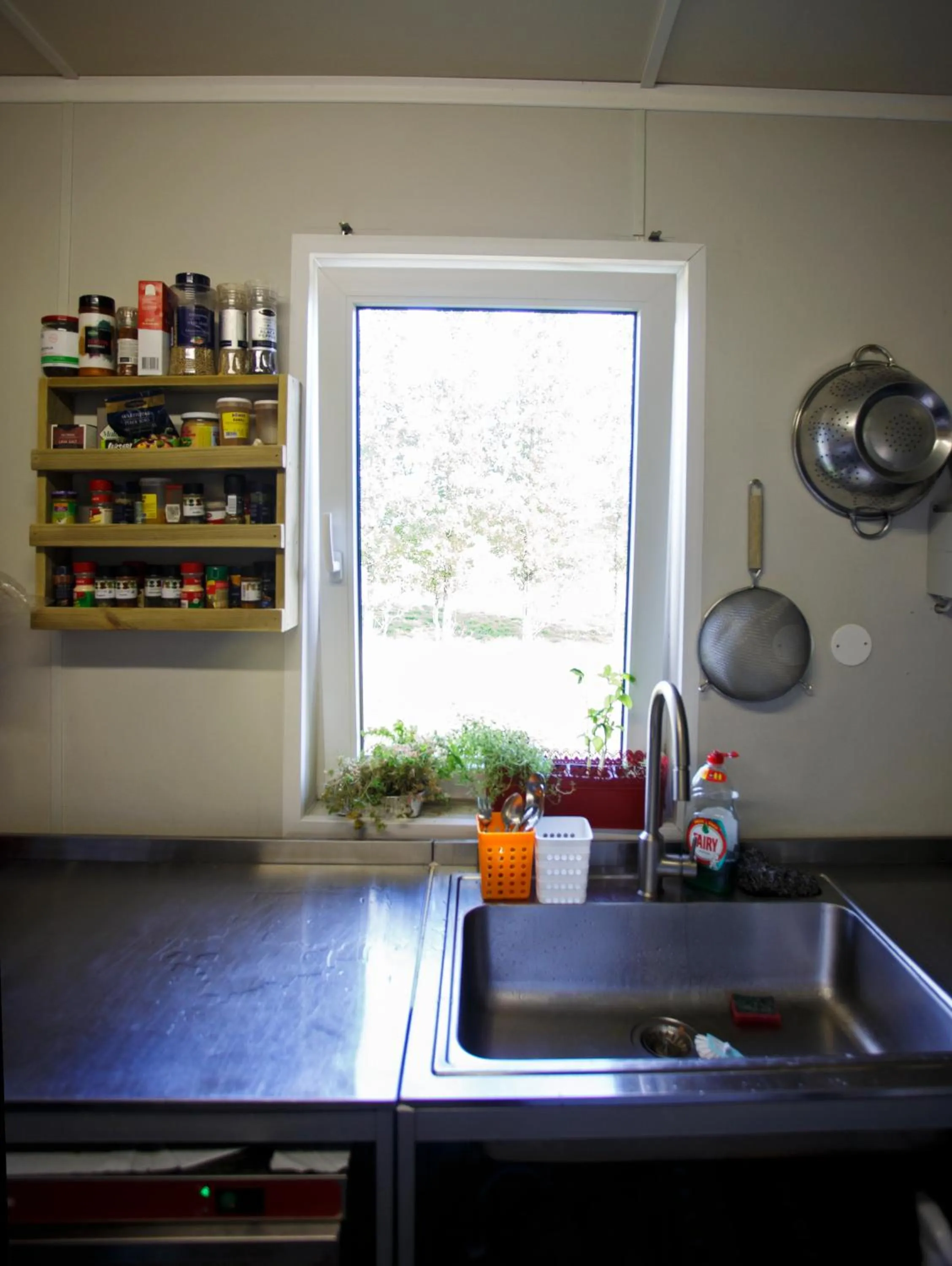 Communal kitchen in Hestaland Guesthouse Horse Farm Stay
