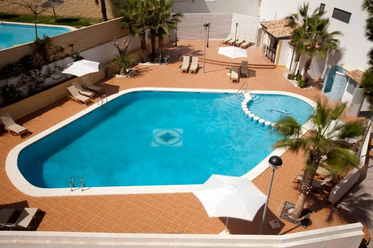 Swimming pool in La Familia Gallo Rojo
