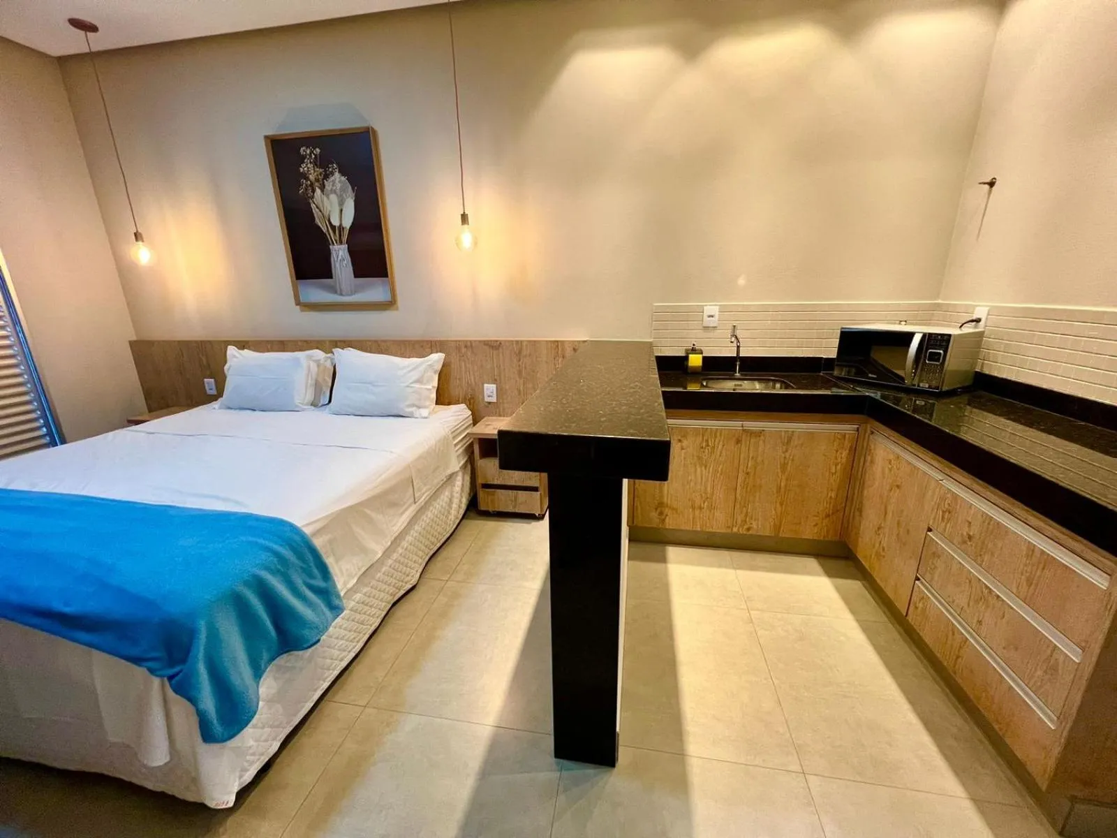 Bed in Pousada do Batata