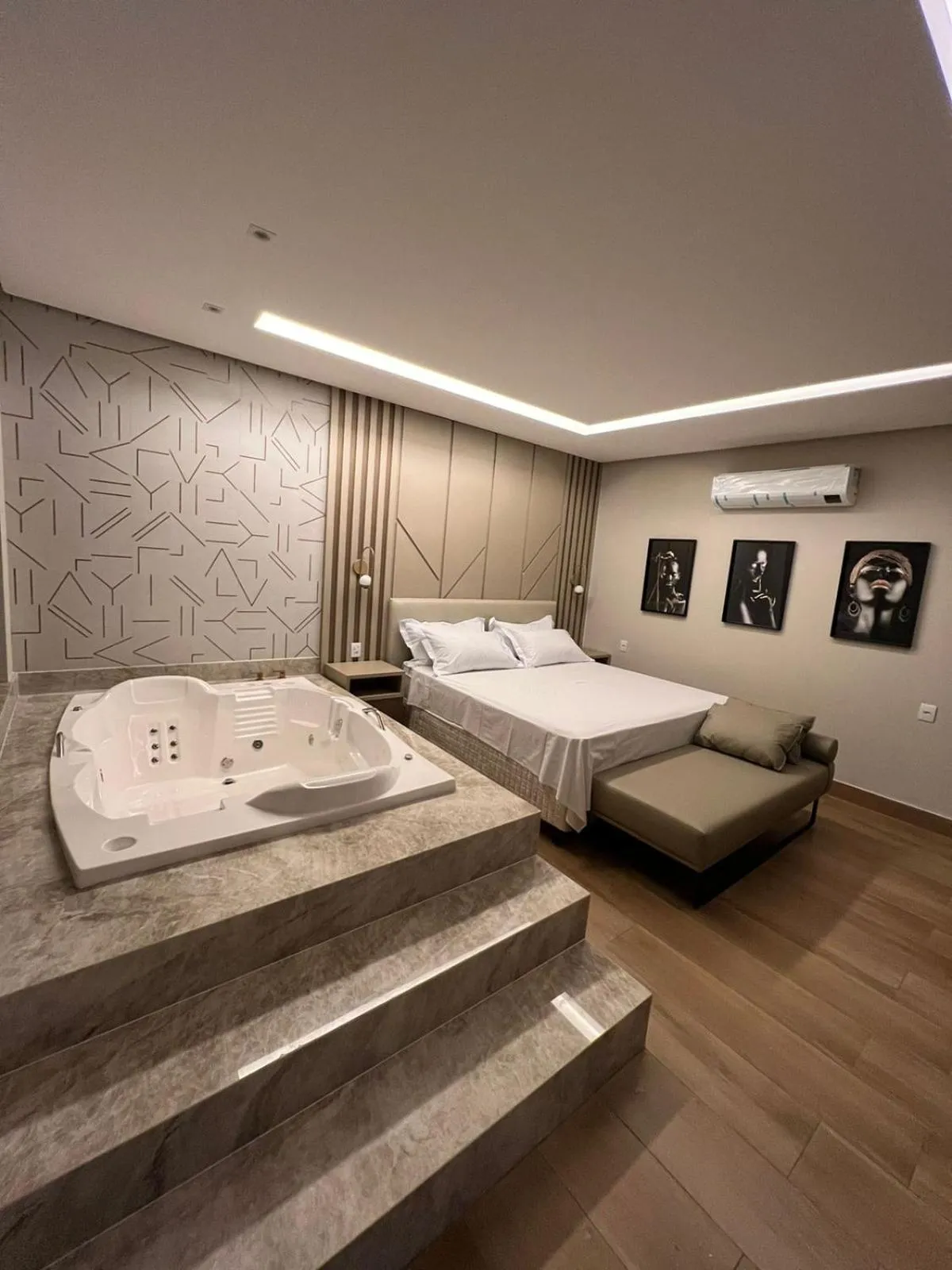 Bed in Pousada do Batata