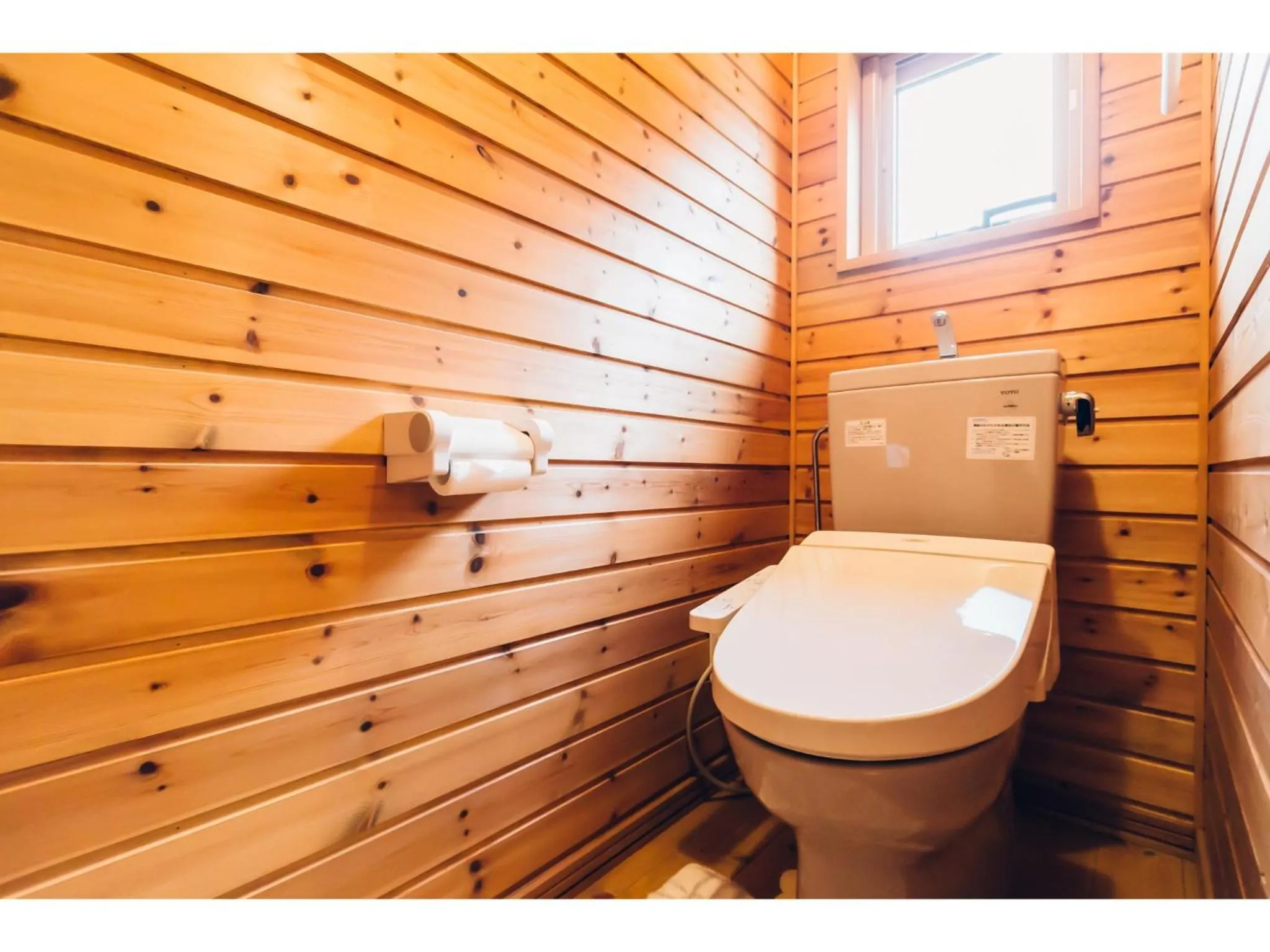 Toilet in LAKE view PRIVATE log house