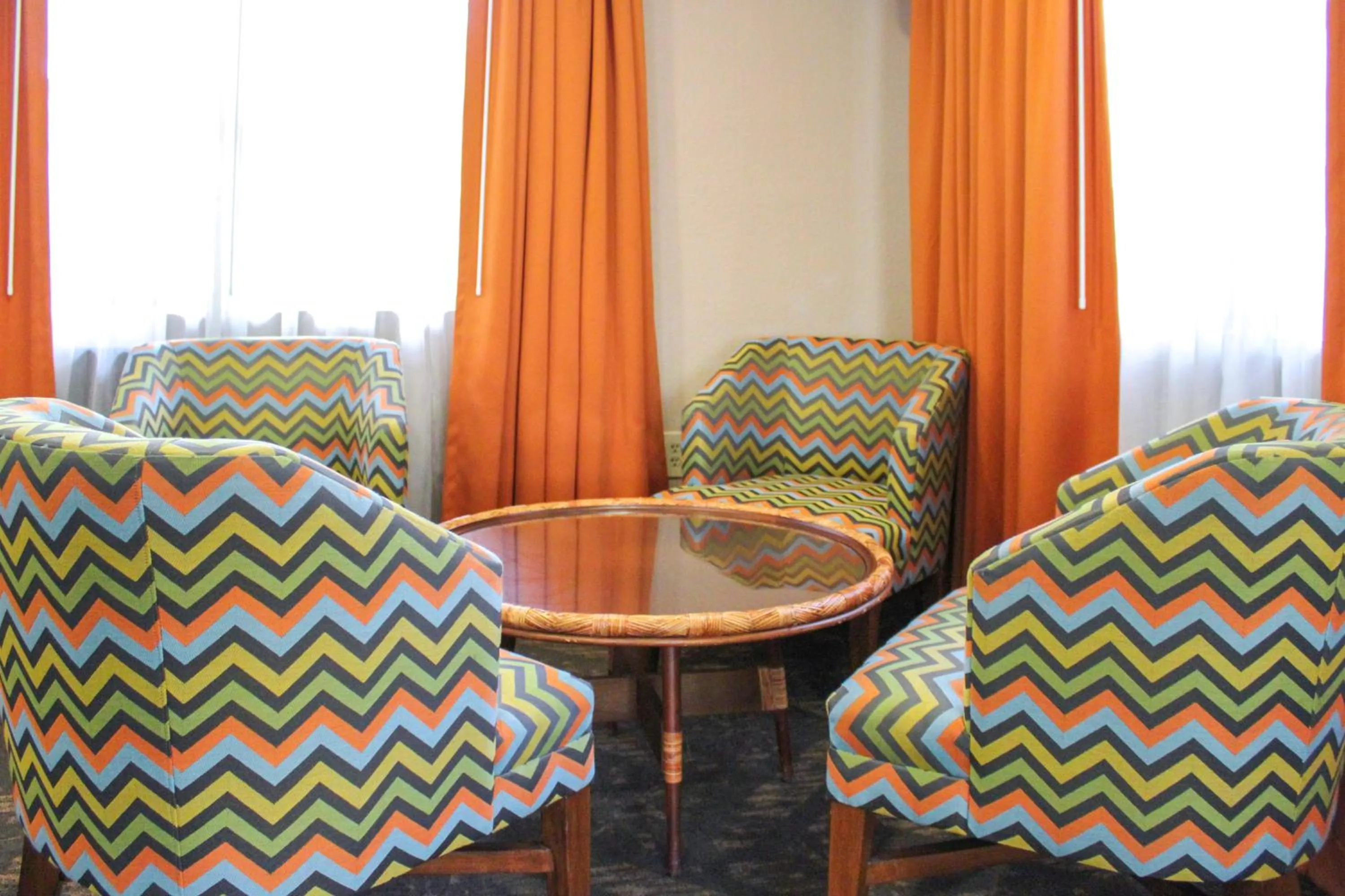 Seating area in Hilton Vacation Club Polynesian Isles Kissimmee