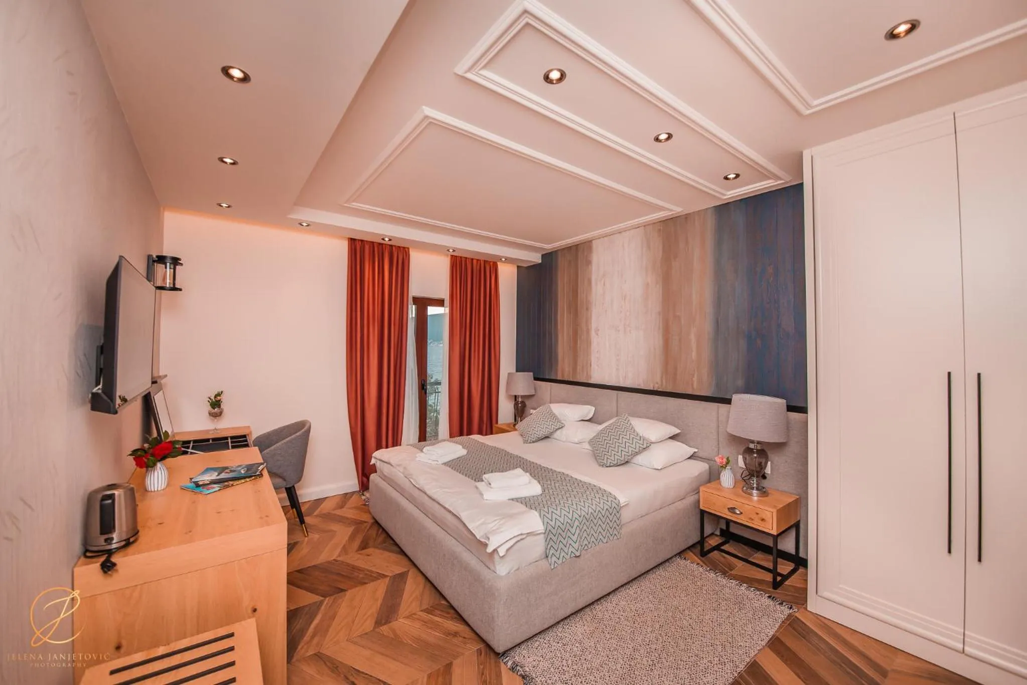 Deluxe Double Room with Sea View in Barka B'n'B - Elegant Seaview Rooms
