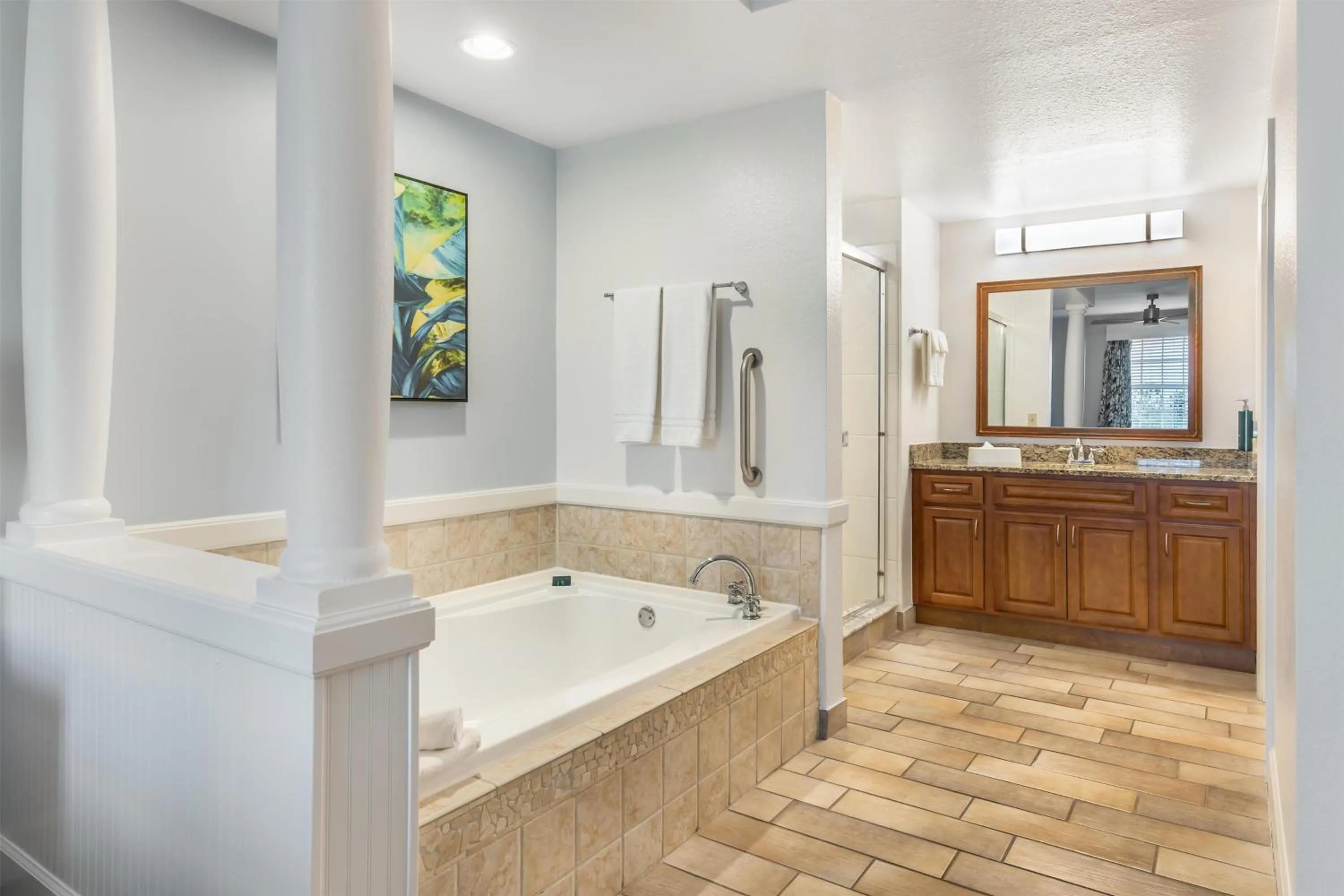 Bathroom in Hilton Vacation Club Grand Beach Orlando