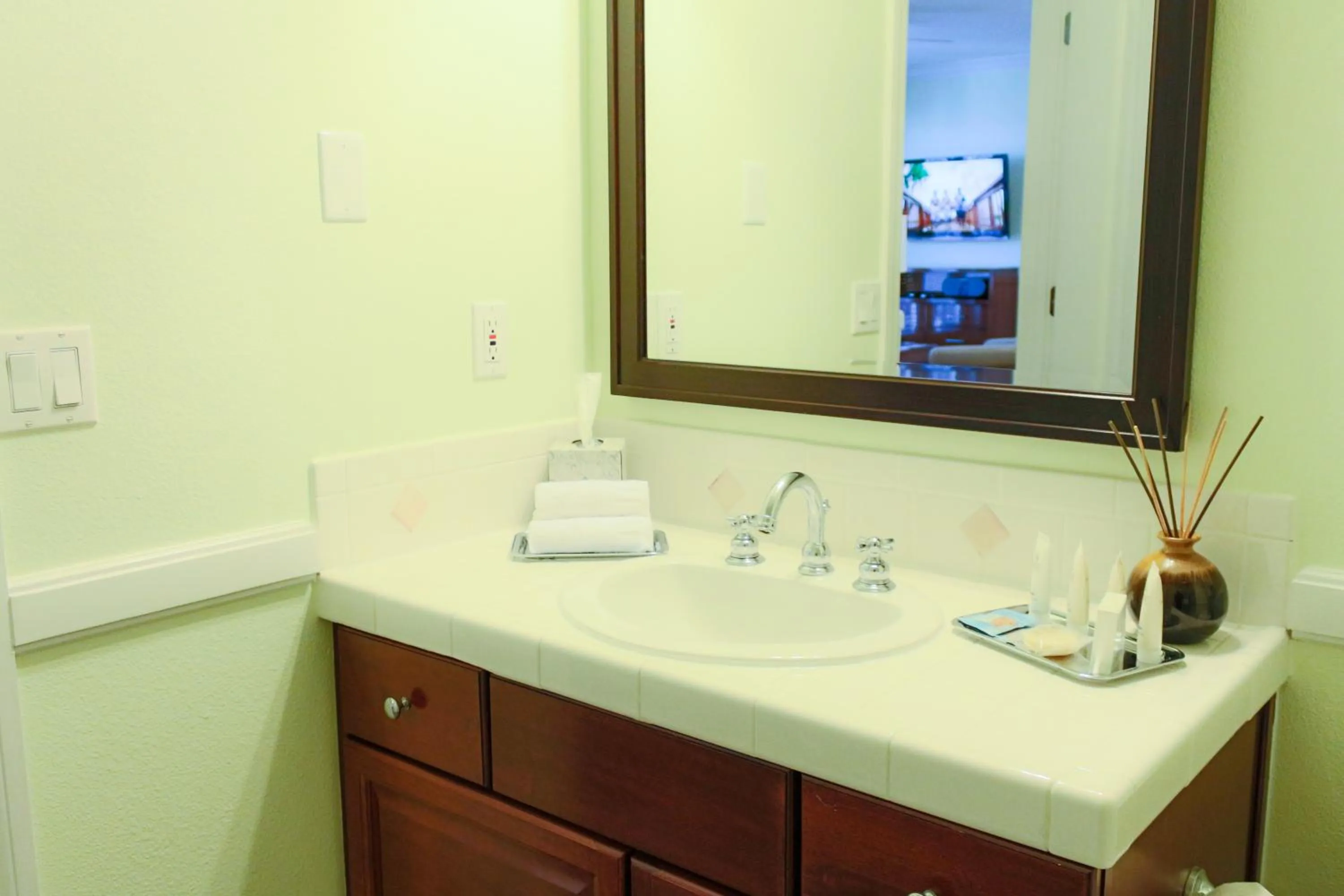 Bathroom in Hilton Vacation Club Grand Beach Orlando