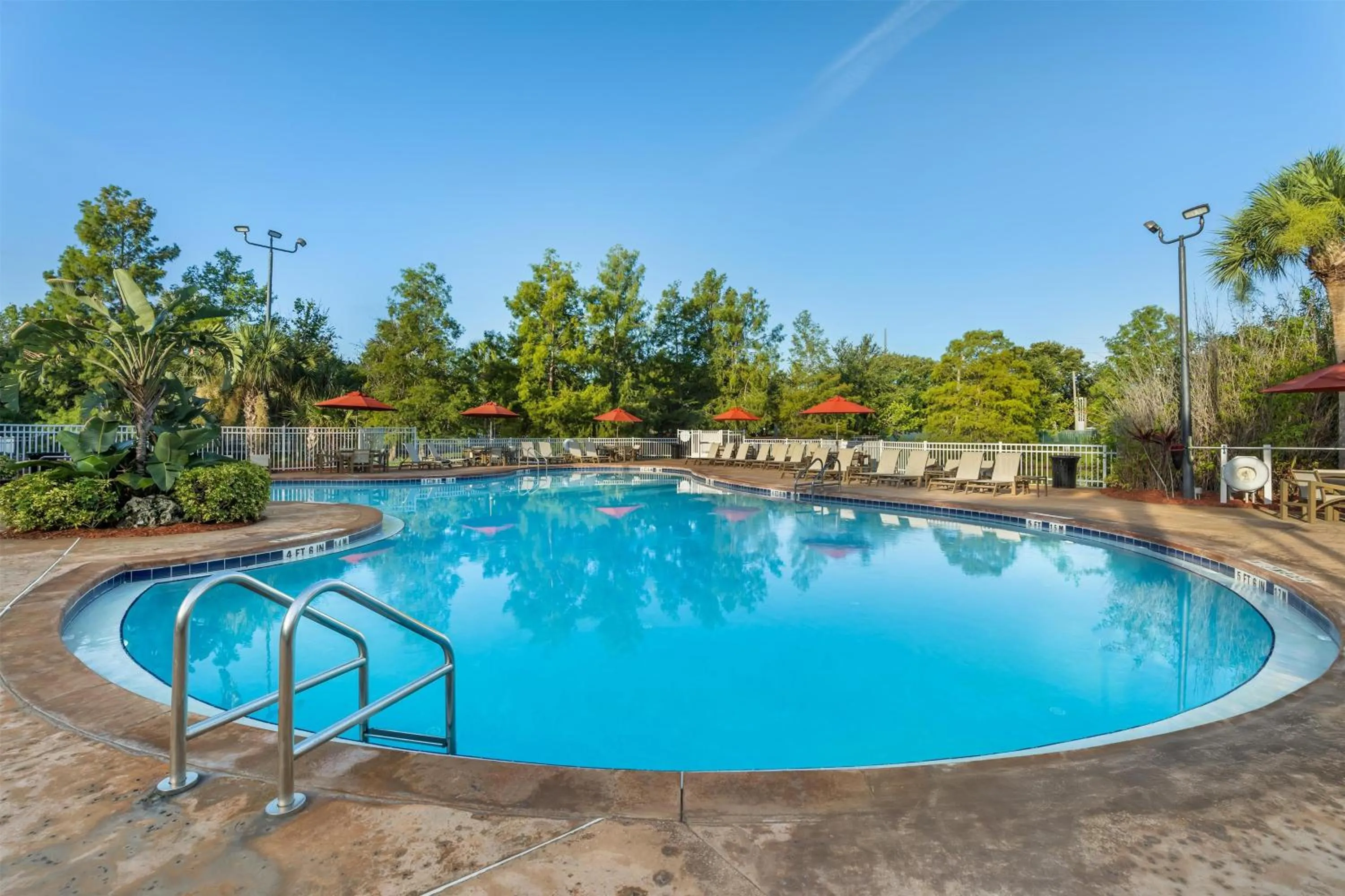 Pool view in Hilton Vacation Club Grand Beach Orlando