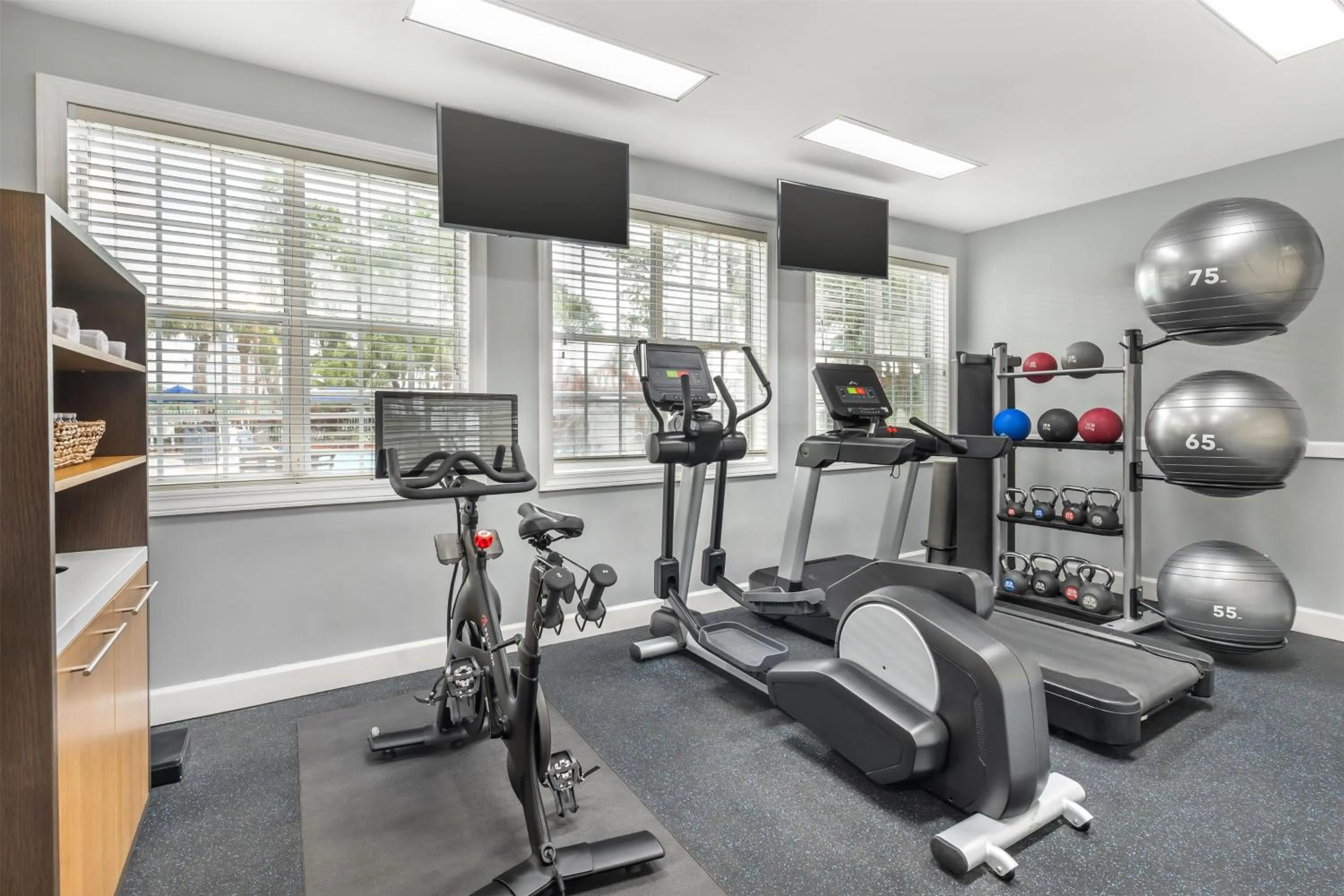 Fitness centre/facilities in Hilton Vacation Club Grand Beach Orlando