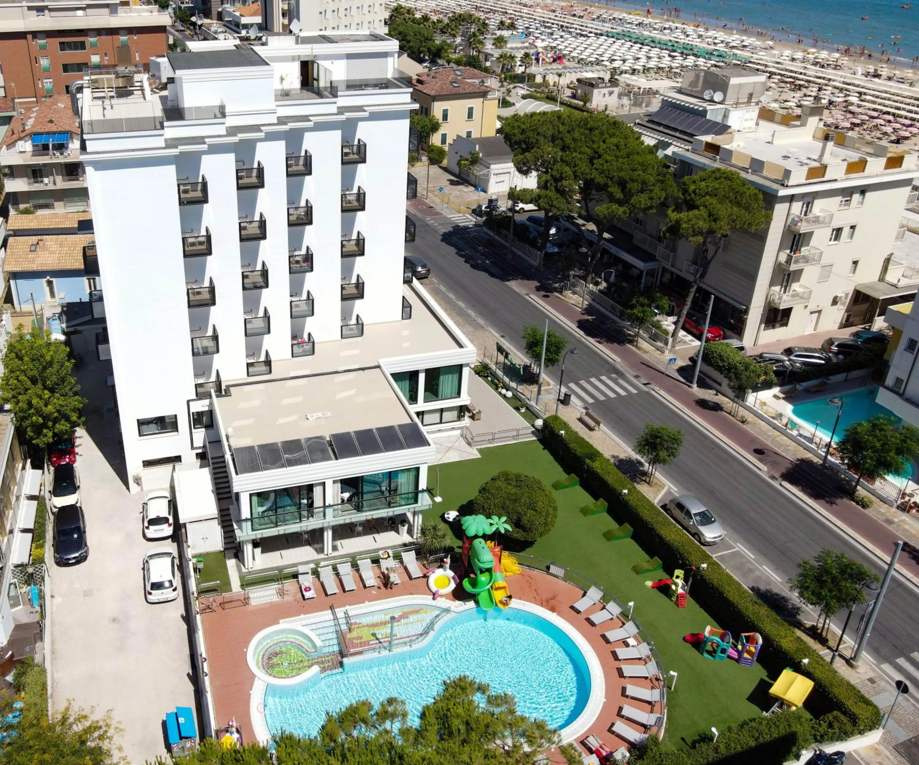 Property building in Hotel 2000 Riccione