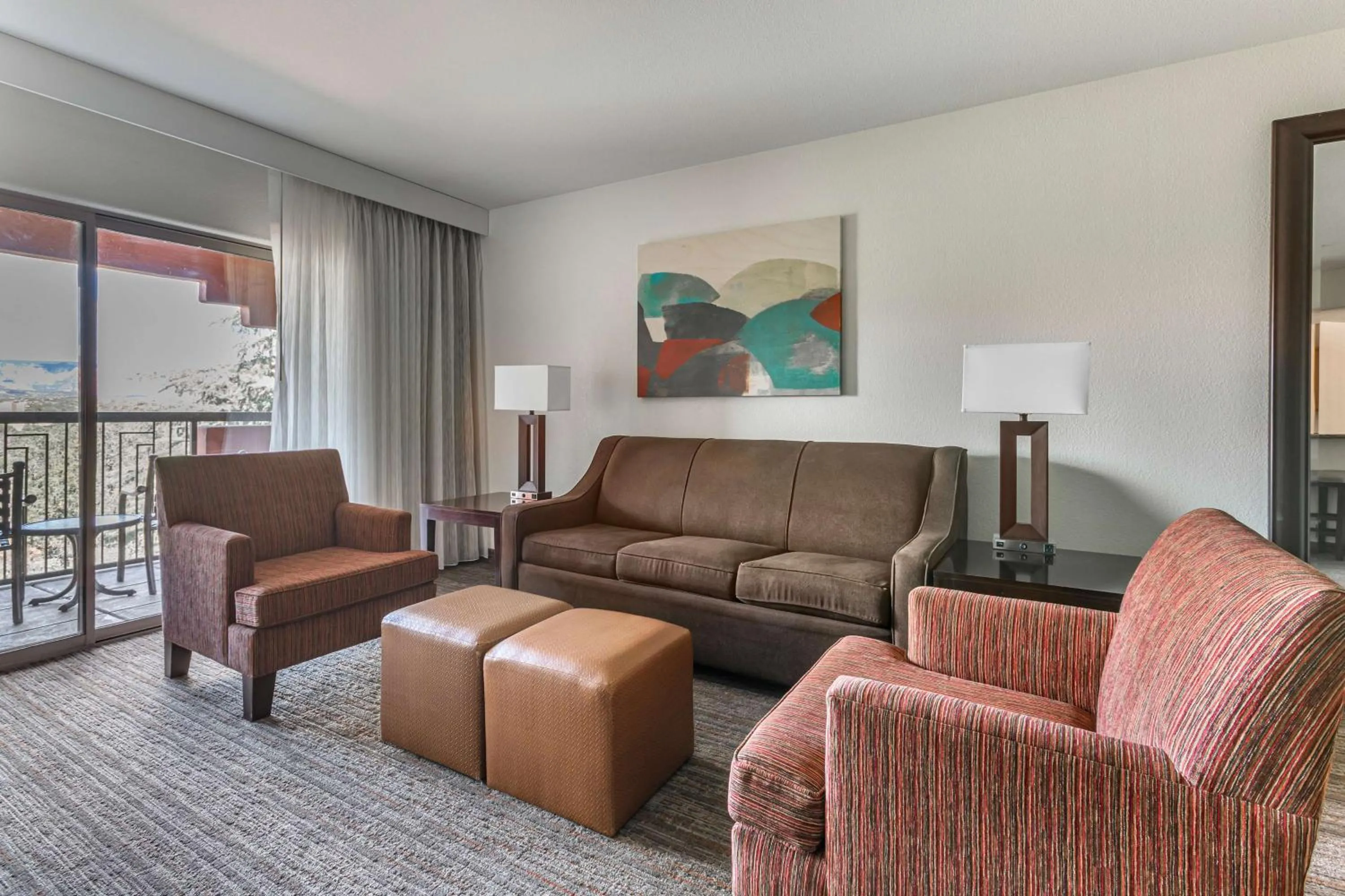 Living room in Hilton Vacation Club Sedona Summit