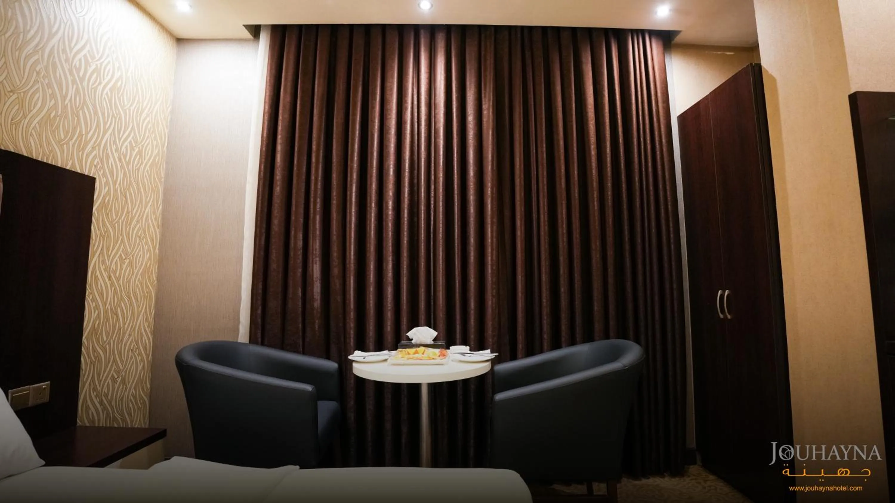 Seating area in Jouhayna Hotel&Suite