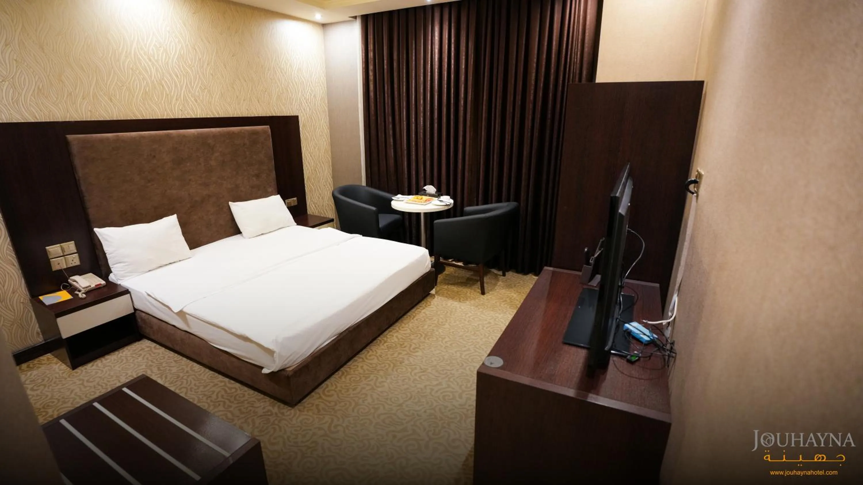 Bed in Jouhayna Hotel&Suite