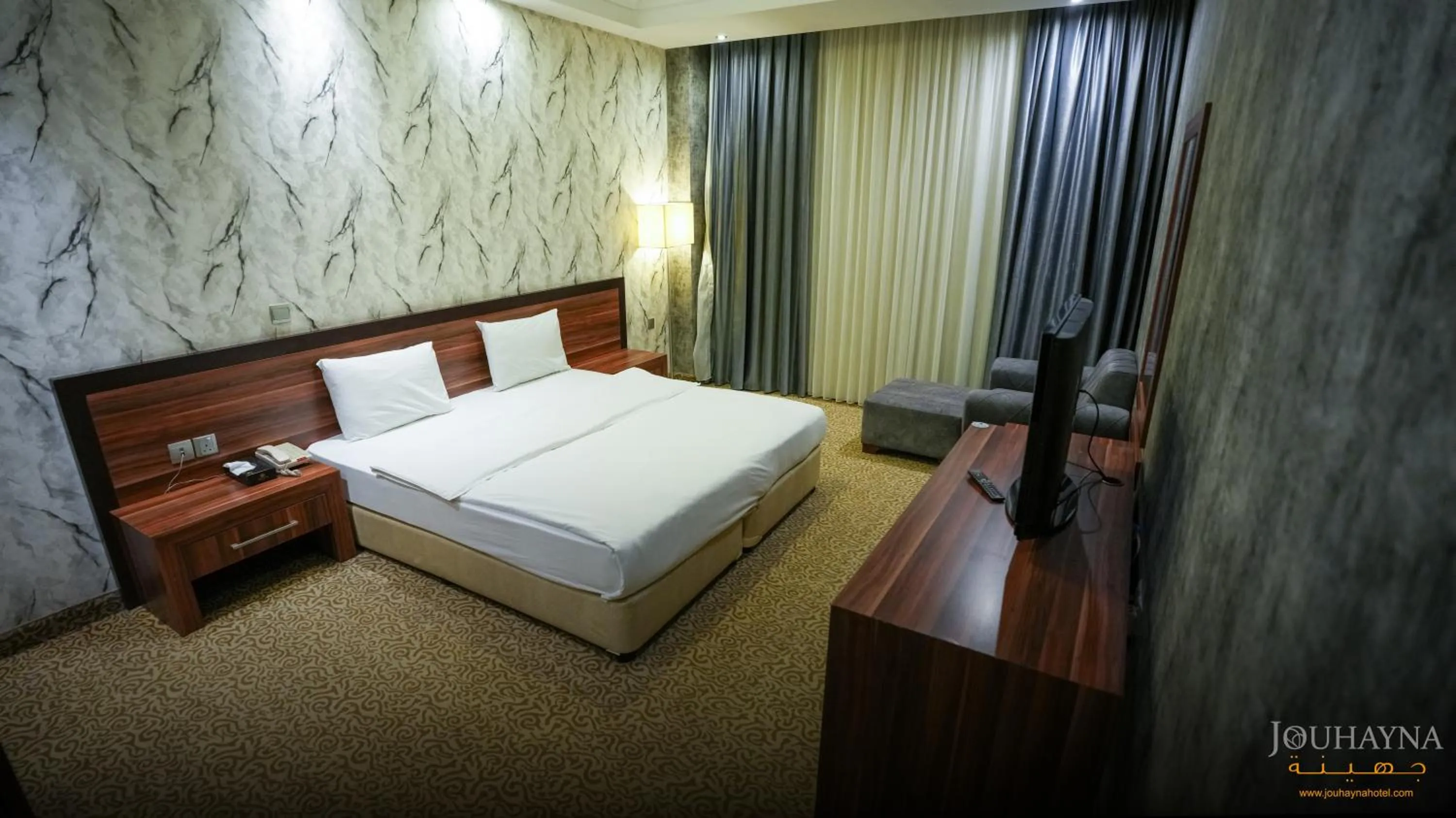 Bed in Jouhayna Hotel&Suite