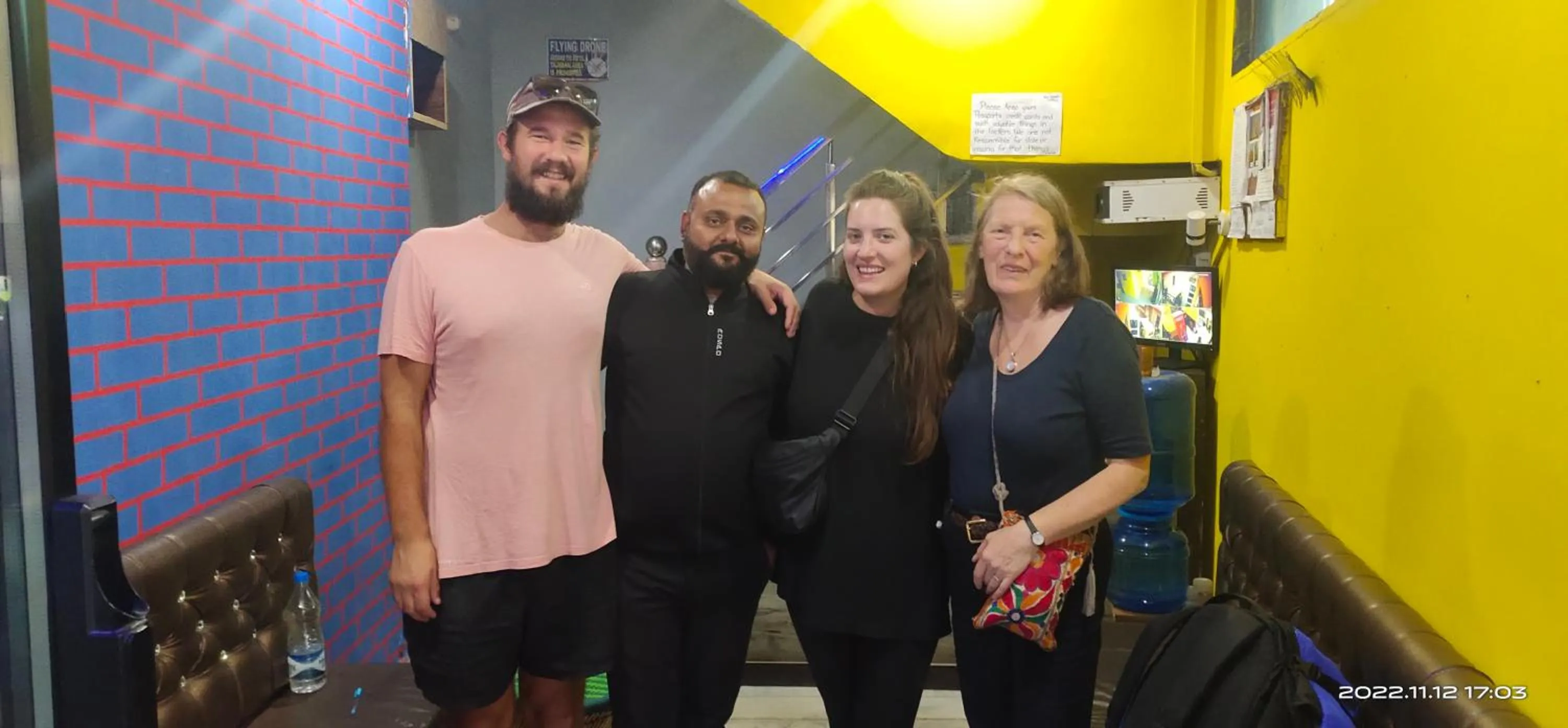 group of guests in Big Brother hostel Hotel