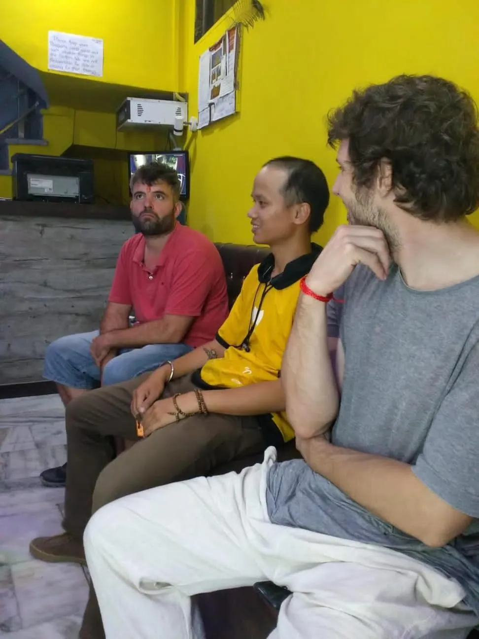 group of guests in Big Brother hostel Hotel