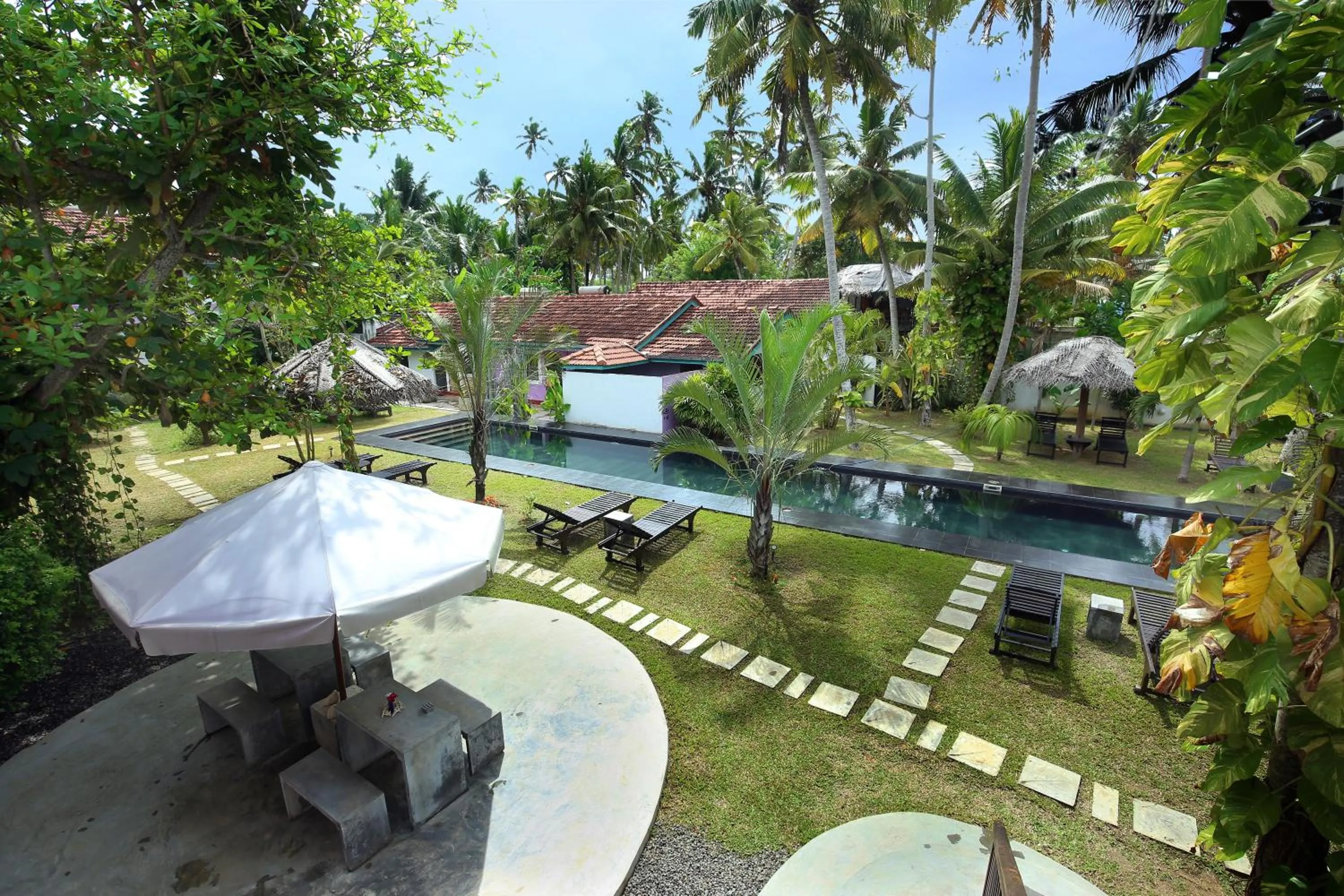 Garden view in Turtle Eco Beach