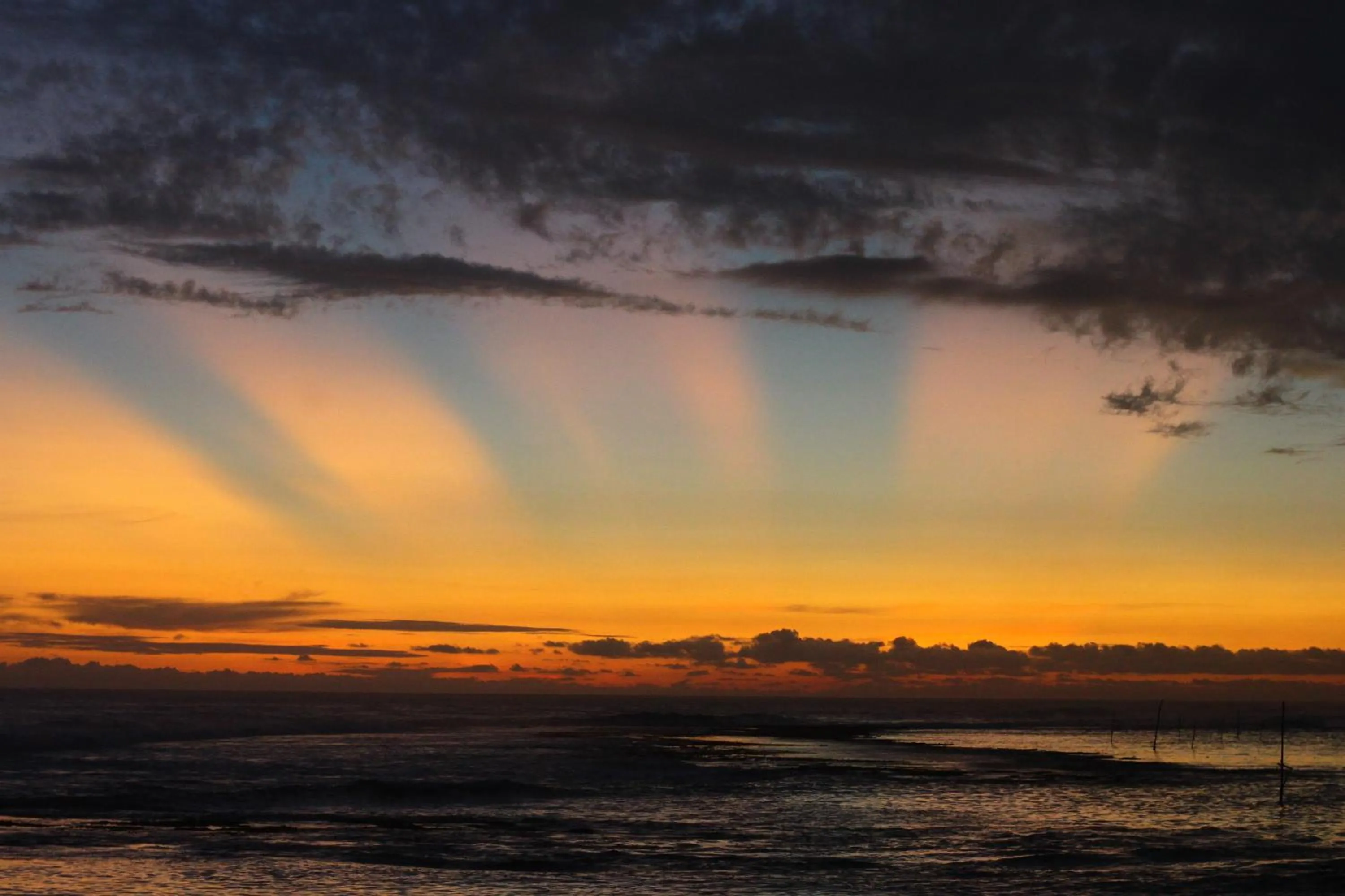 Sunset in Turtle Eco Beach