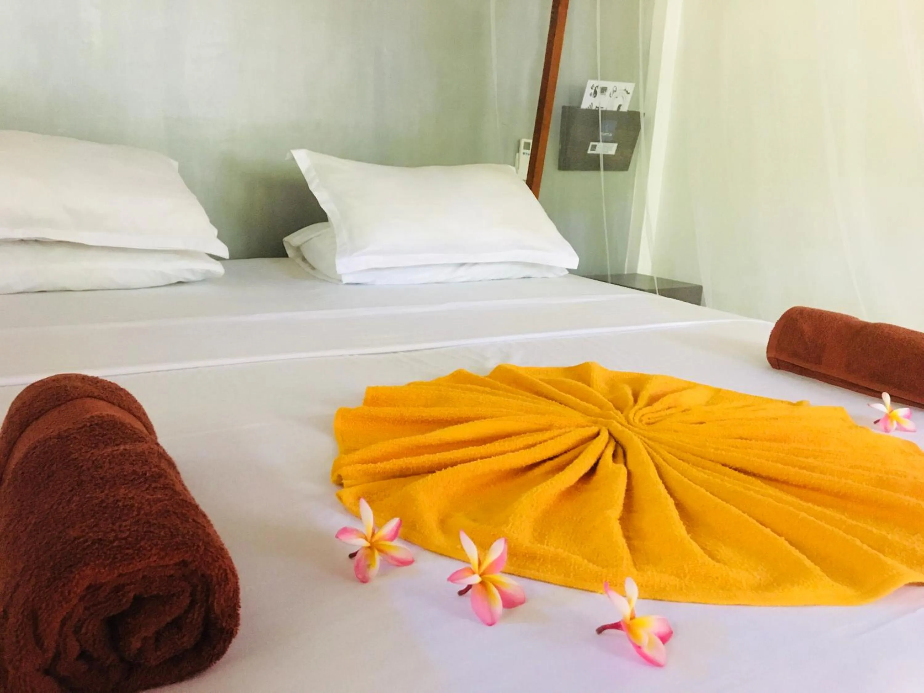 Bed in Turtle Eco Beach