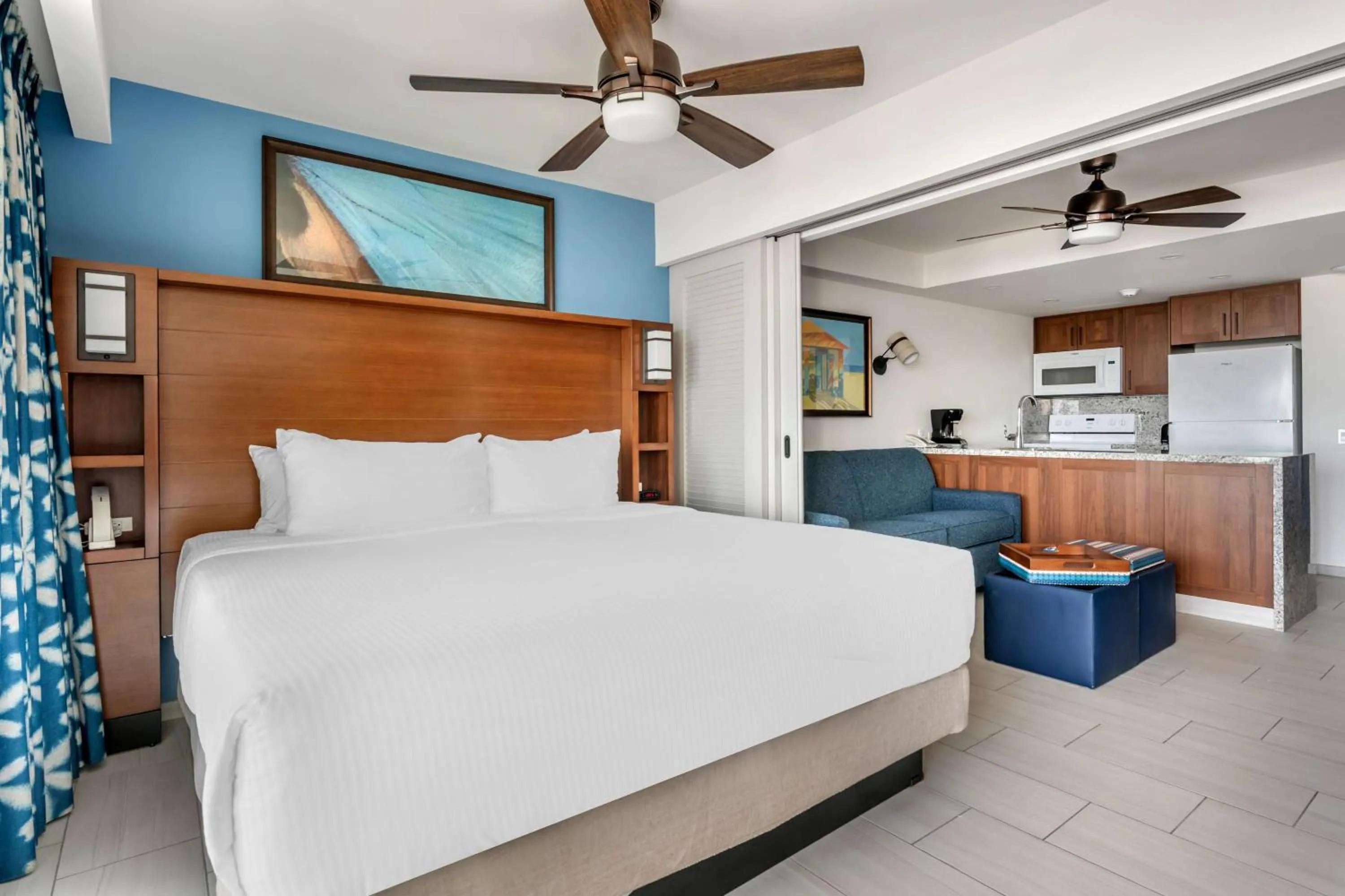 Bed in Hilton Vacation Club Flamingo Beach Sint Maarten