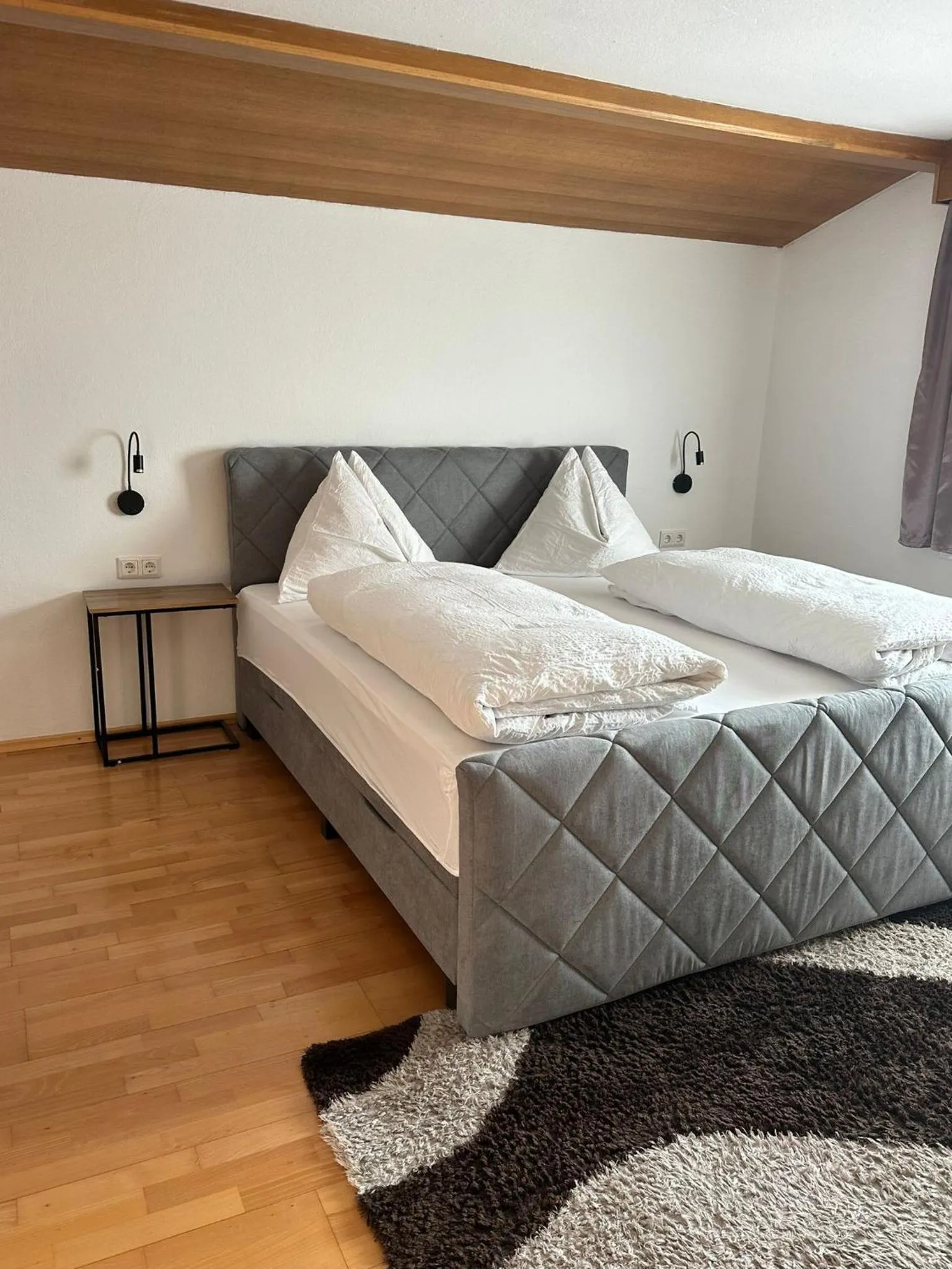 Bed in Pension Alpina