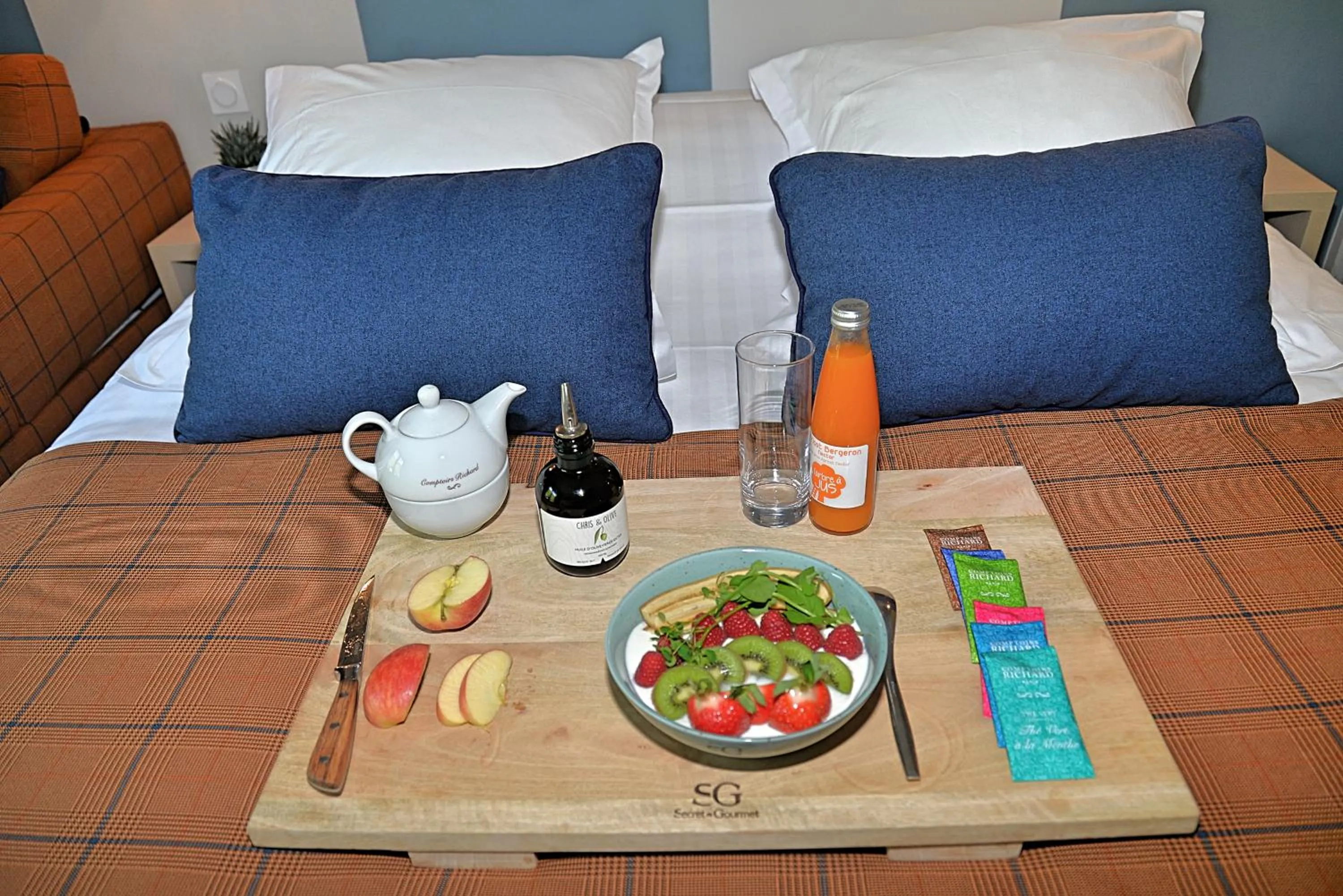 Superior Triple Room - Forest View in Hôtel Beauregard, The Originals Relais