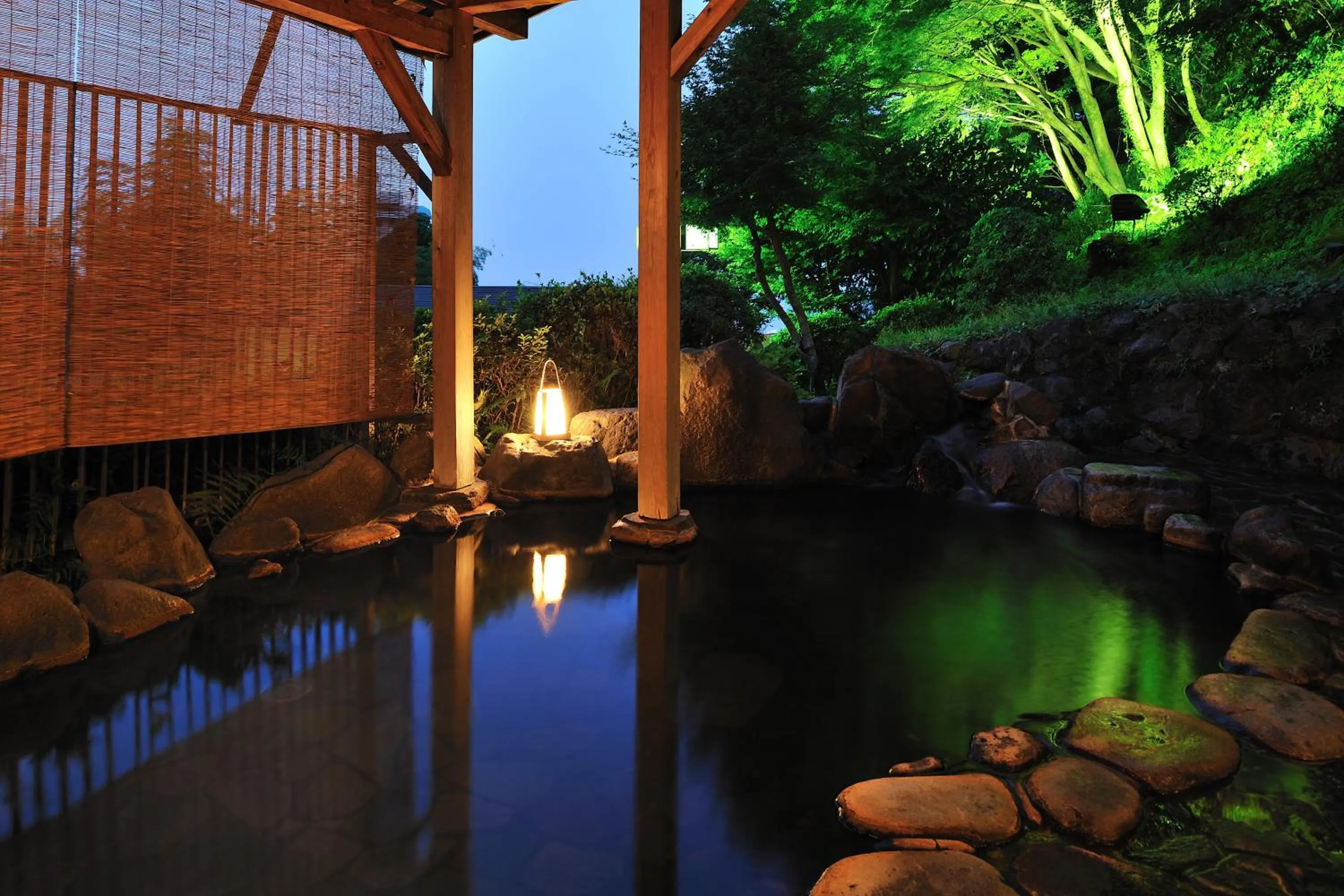 Hot Spring Bath in Ryochiku Bettei
