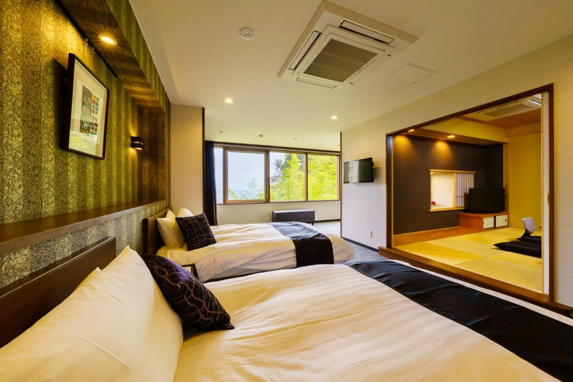 Bed in Ryochiku Bettei