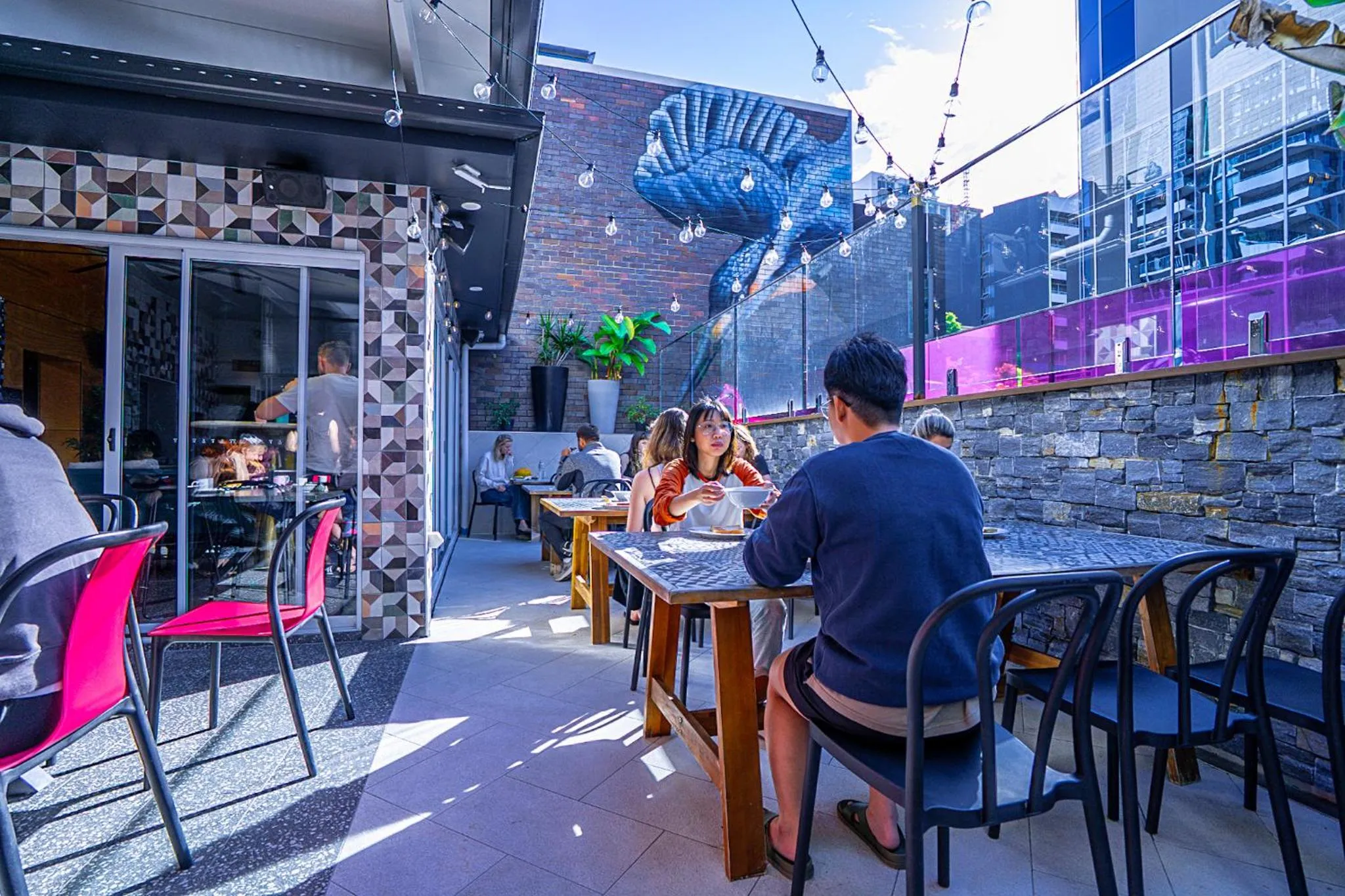 Communal lounge/ TV room in Brisbane Quarters