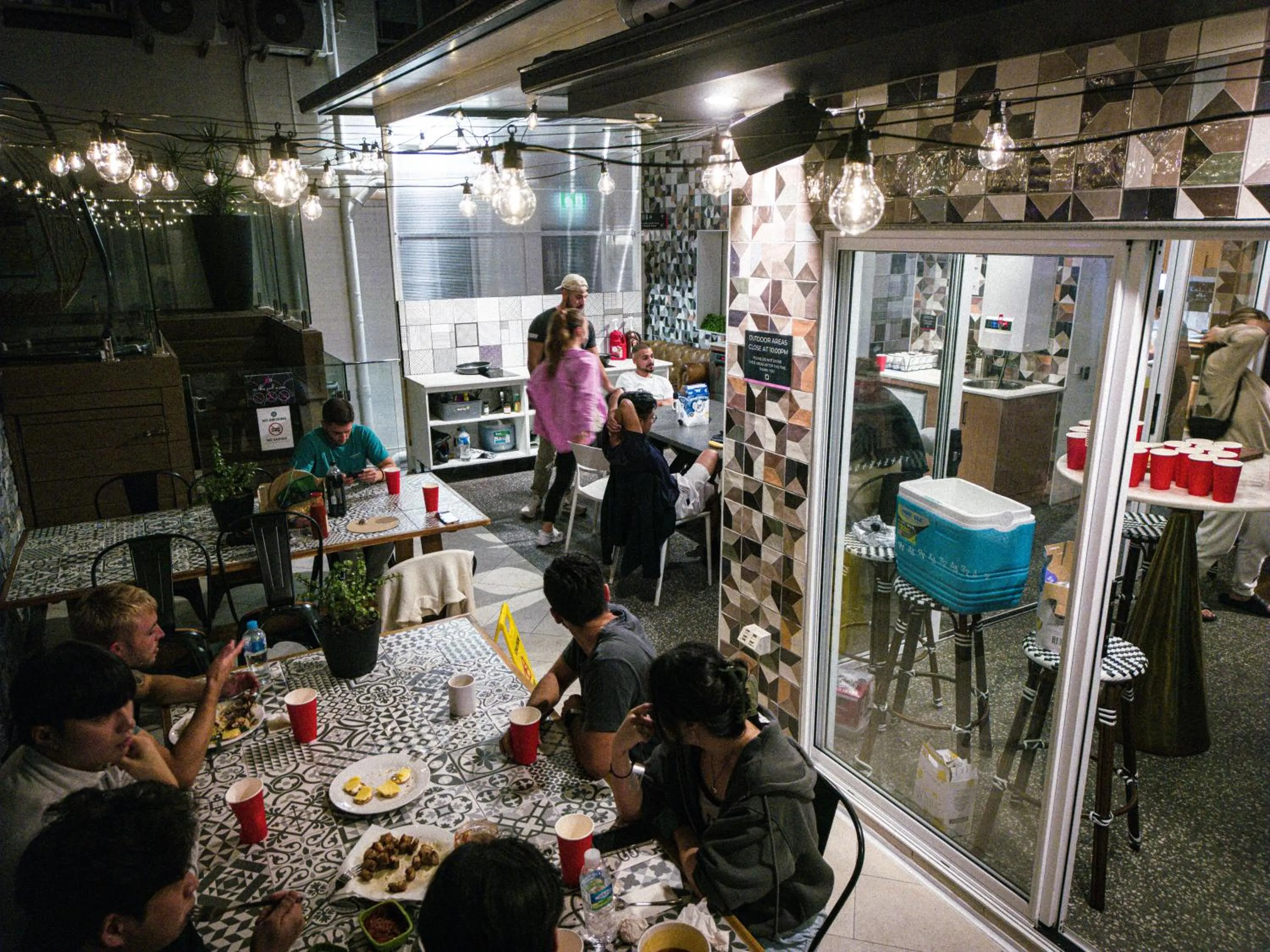 Evening entertainment in Brisbane Quarters