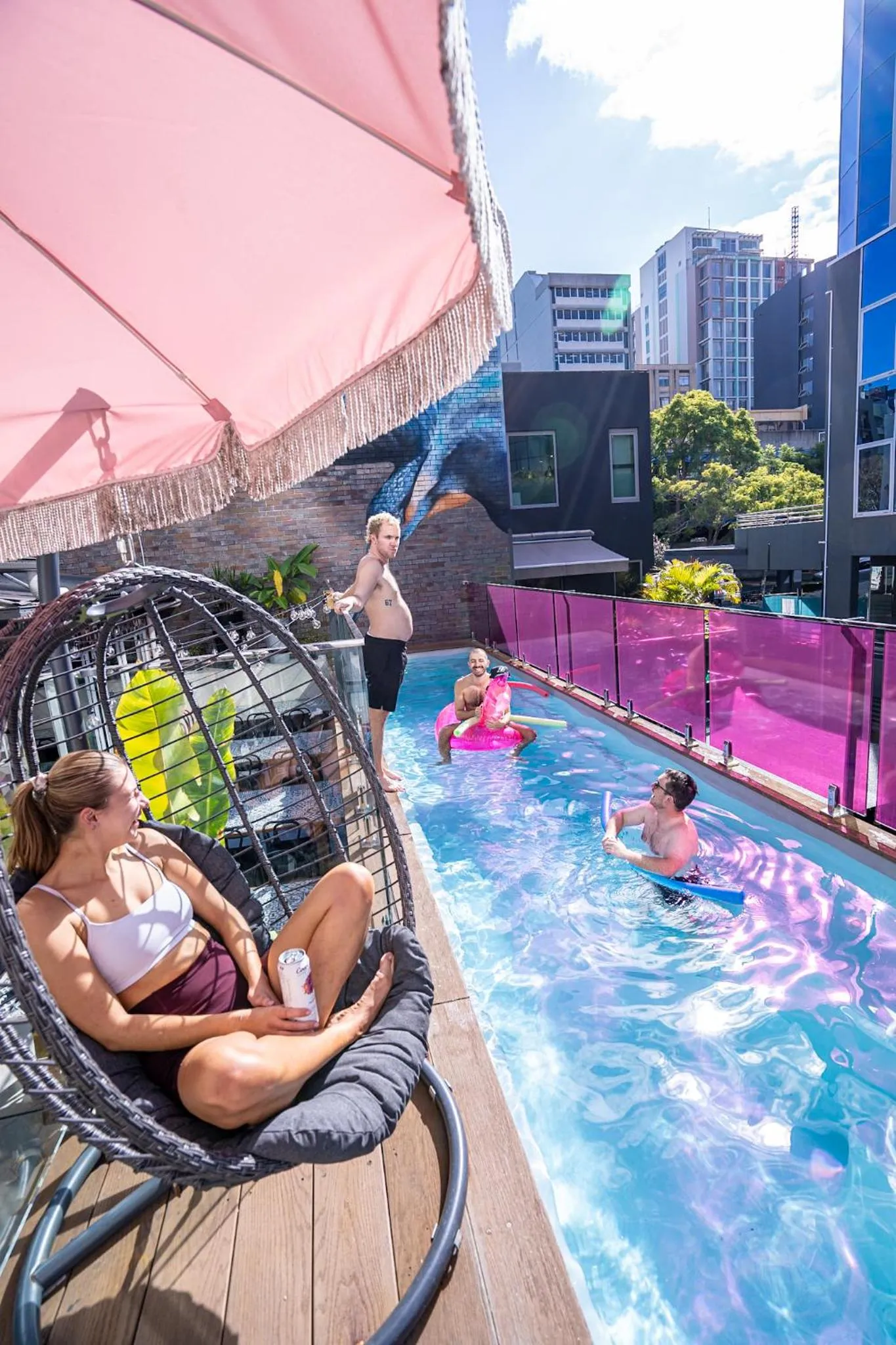 People in Brisbane Quarters