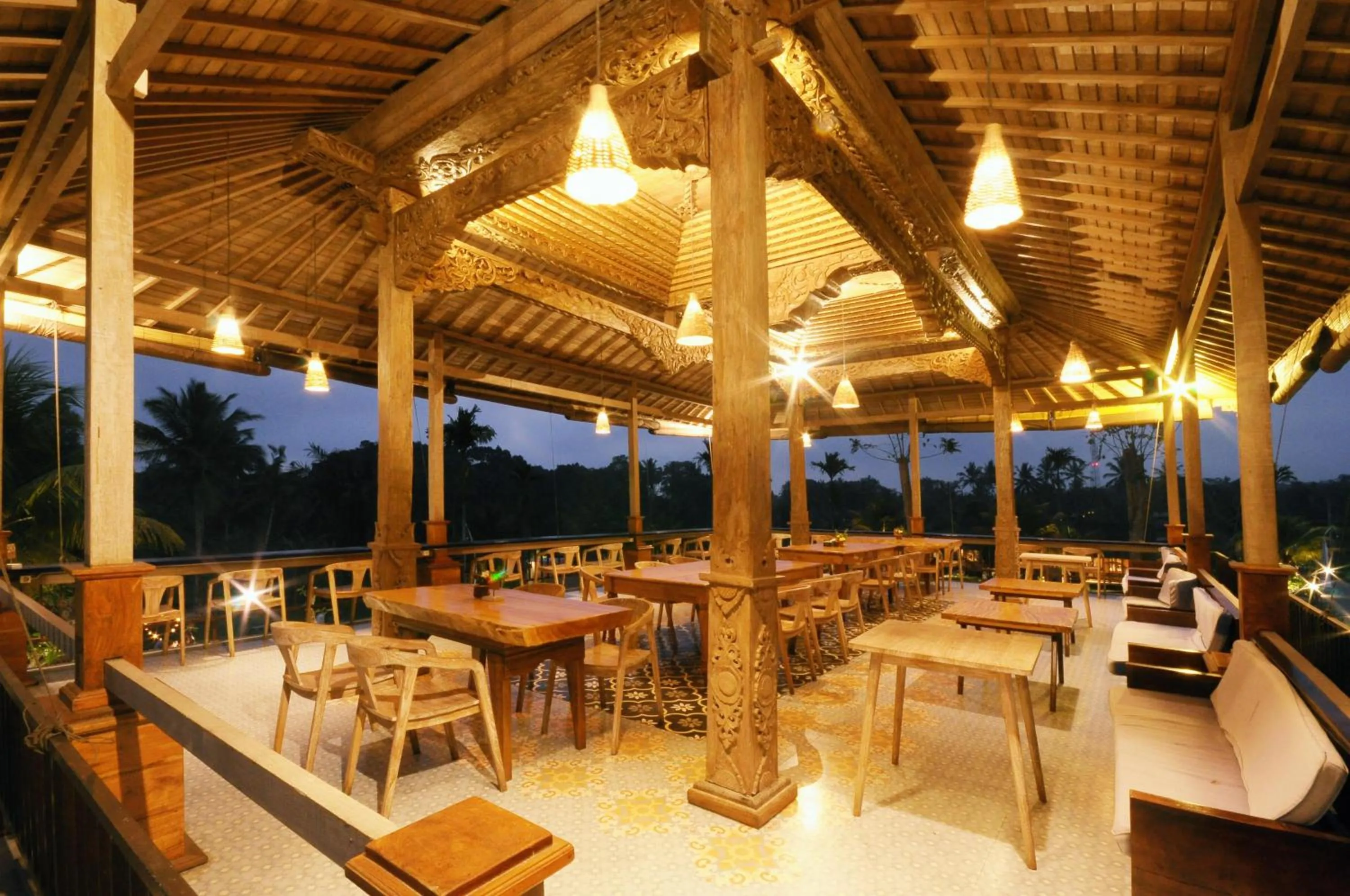 Restaurant/places to eat in Pondok Sebatu Eco Lodge