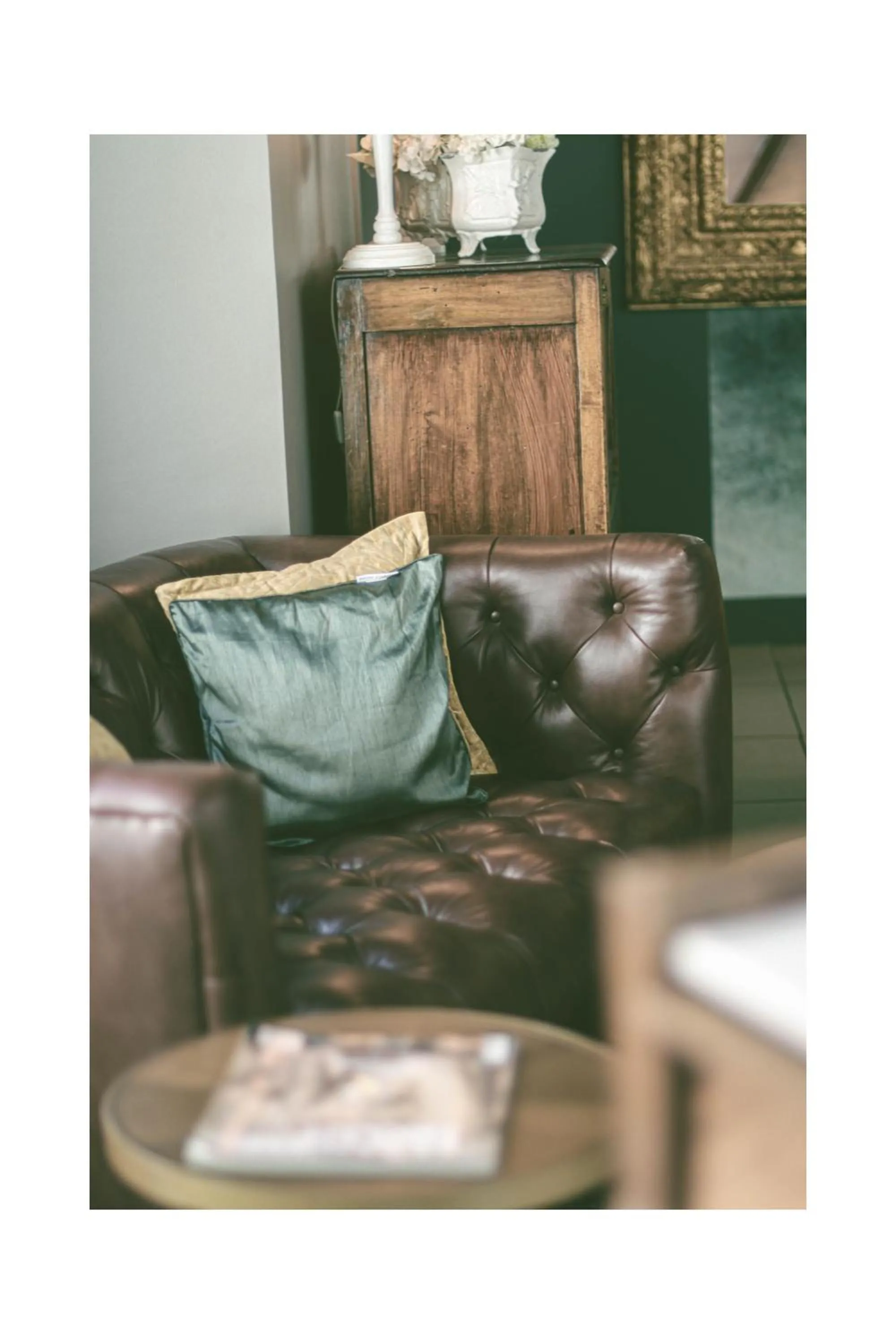 Living room in Logis Hôtel Restaurant du Parc