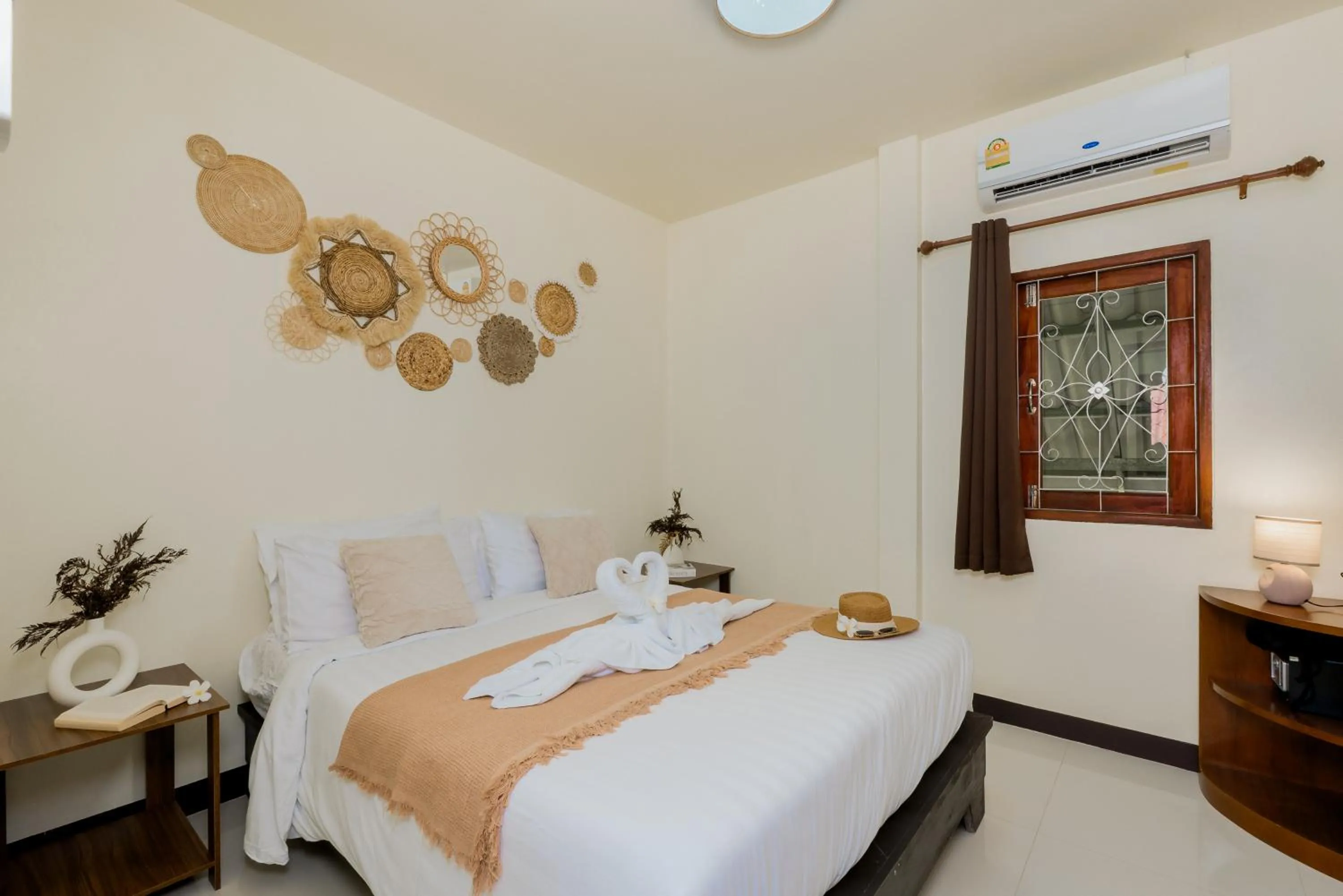 Bed in Green Garden House