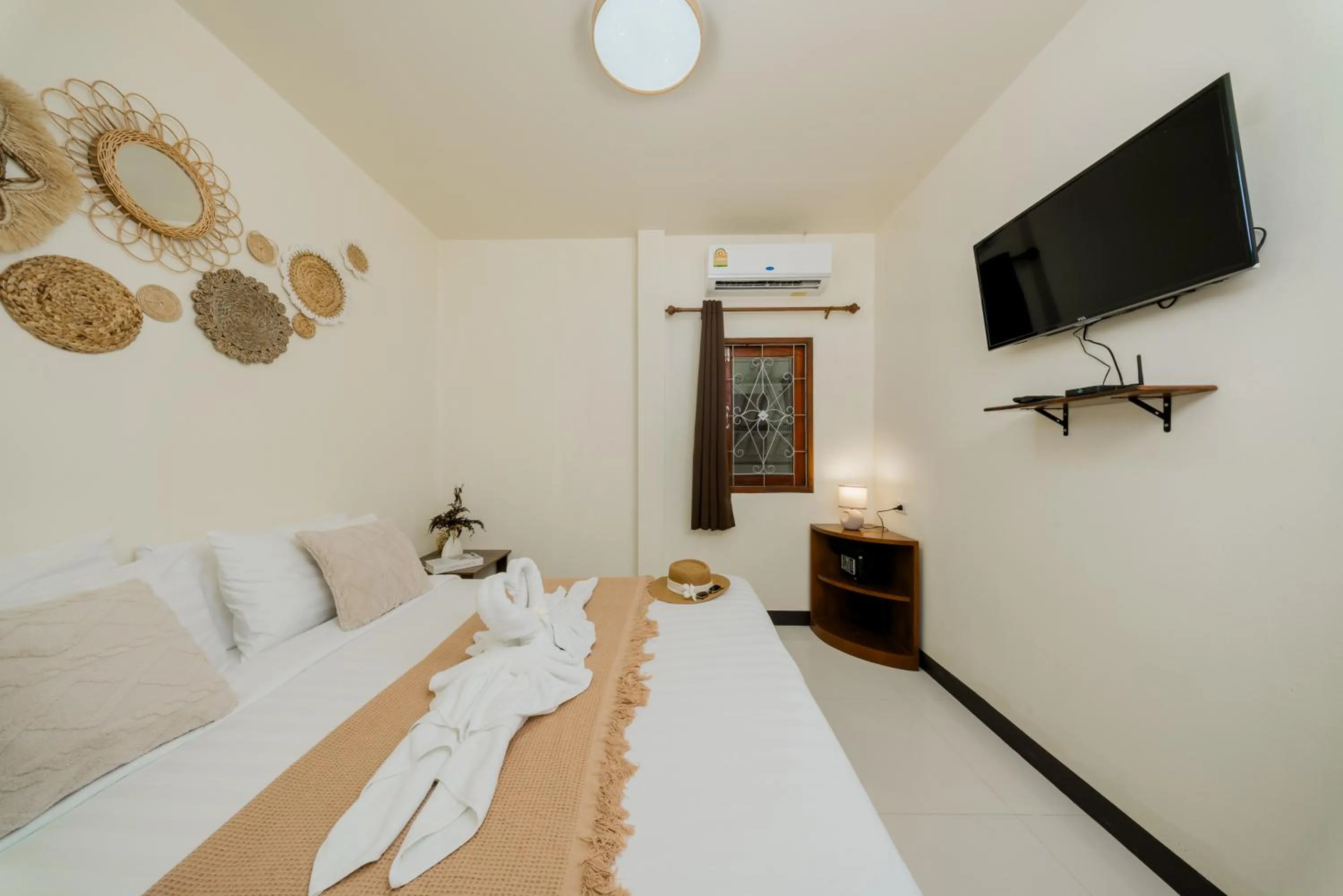 Bed in Green Garden House