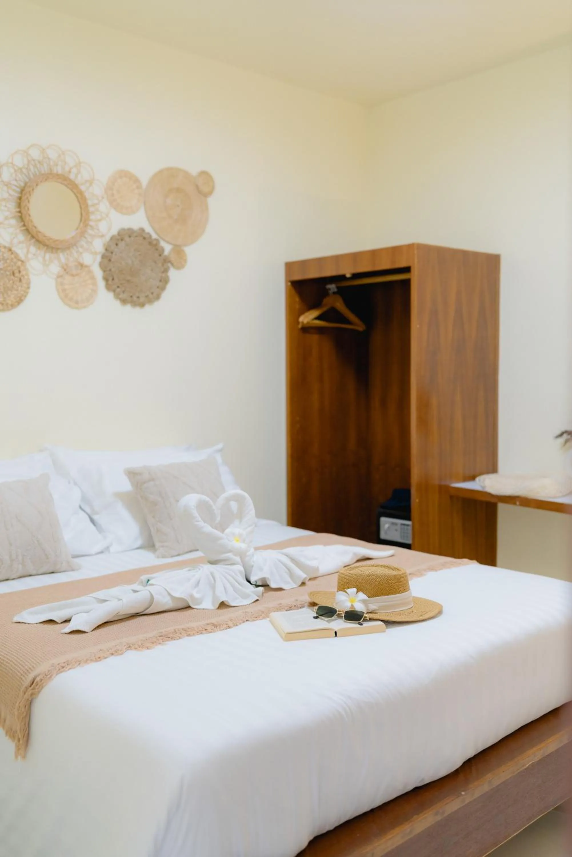 Bed in Green Garden House