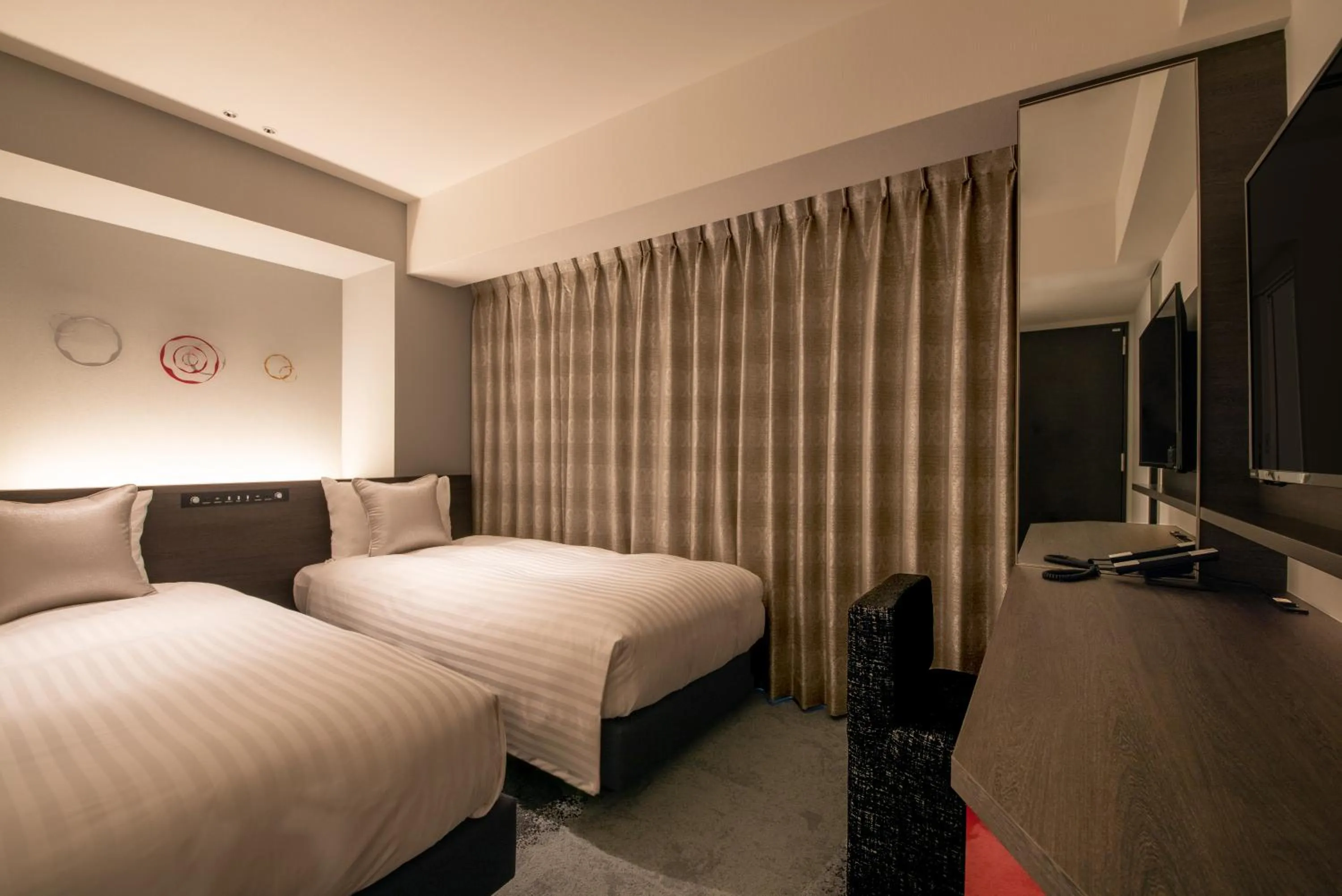 Bed in Hotel Vista Tokyo Tsukiji