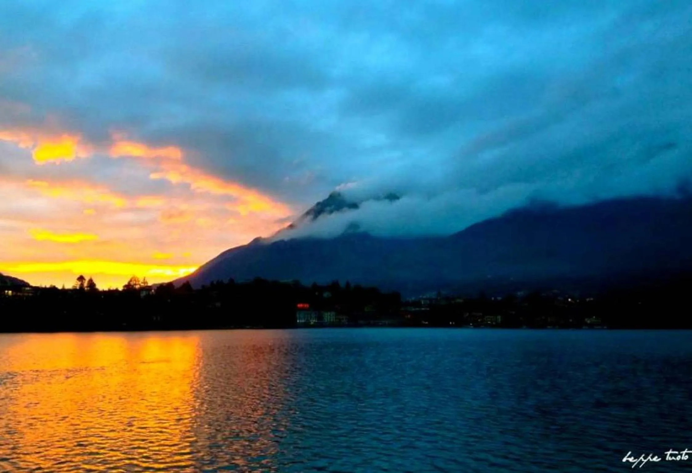 Bird's eye view in HLL Hotel Lungolago Lecco-Como Lake