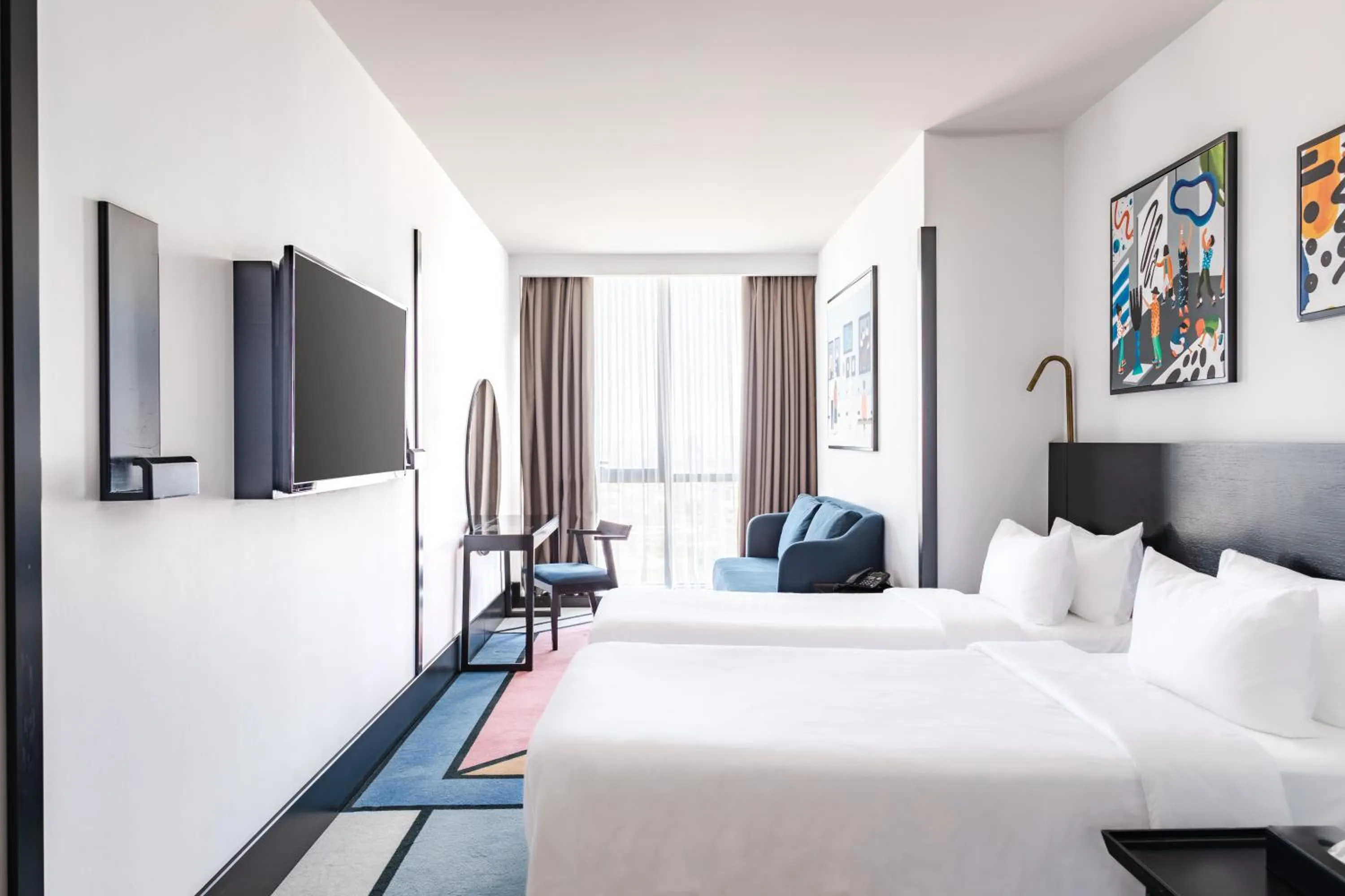 Bed in Mercure Baku City