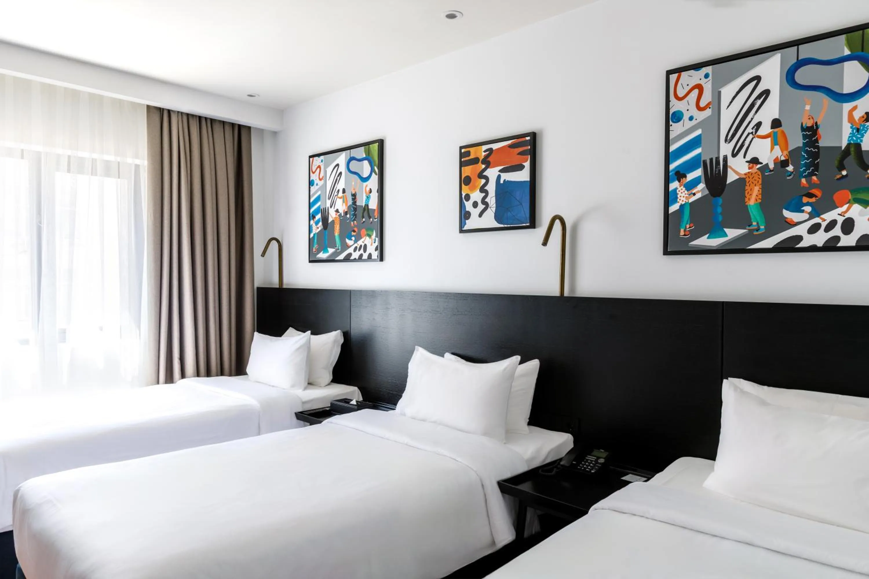 Bed in Mercure Baku City