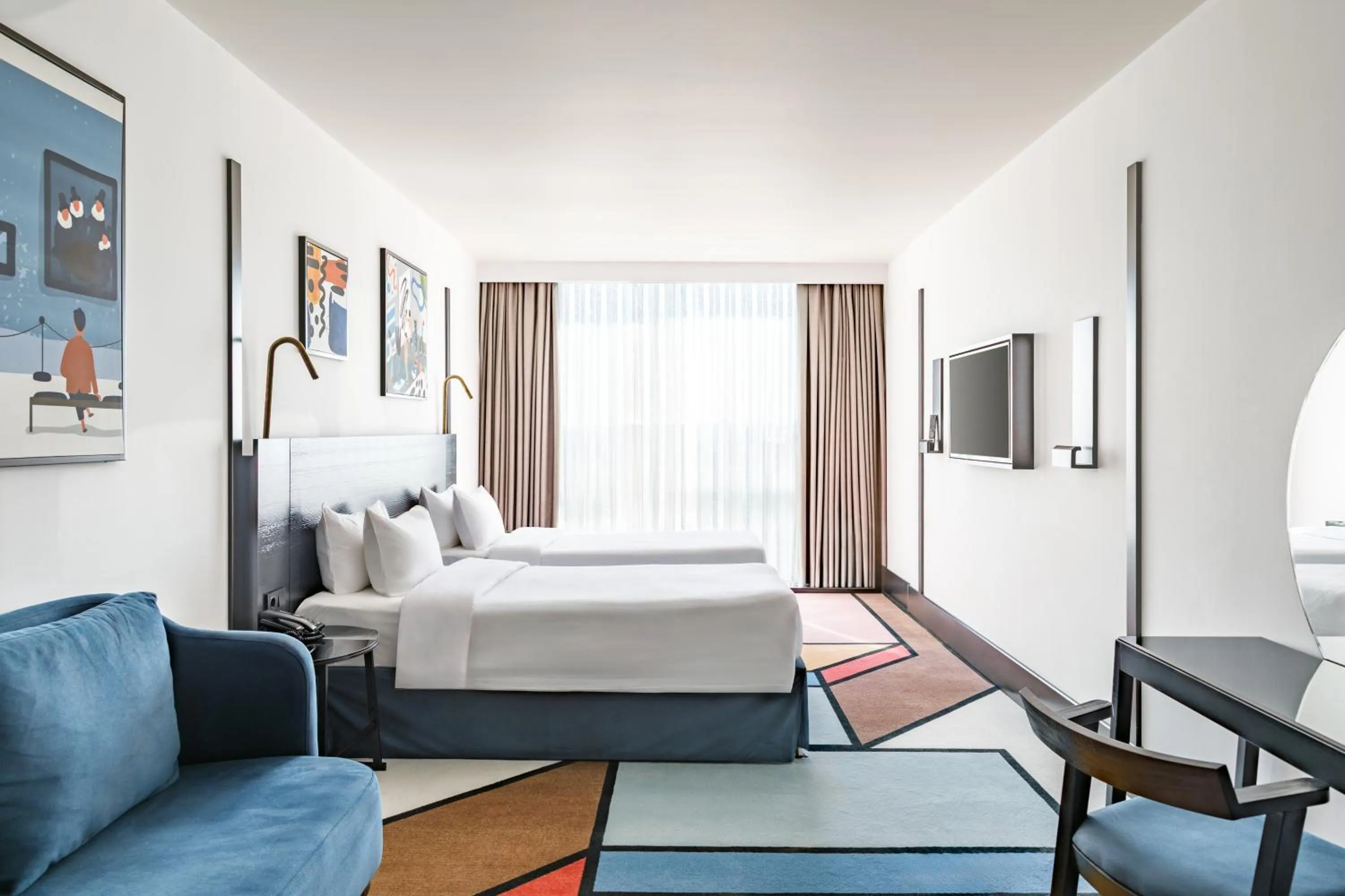 Bed in Mercure Baku City