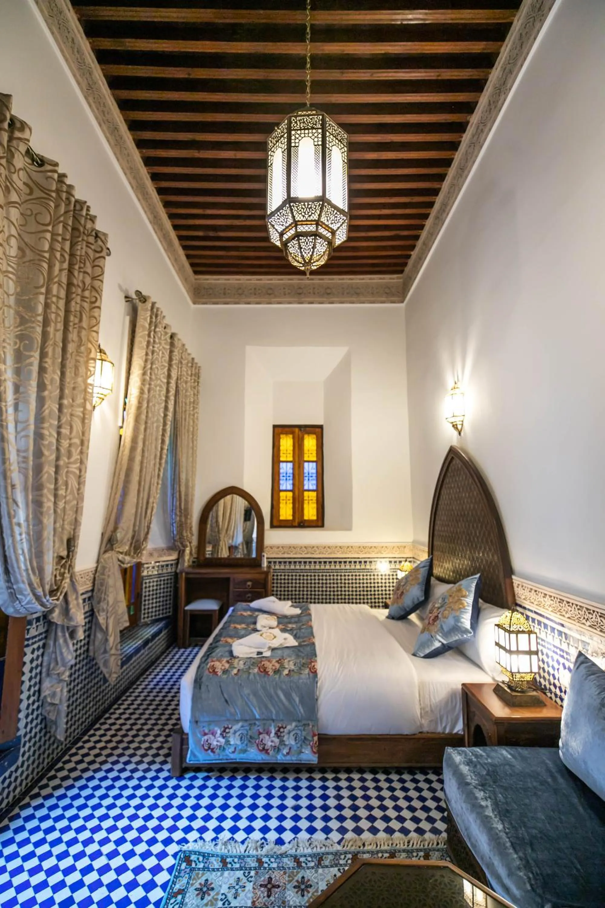 Photo of the whole room, Bed in Riad Sidrat Fes