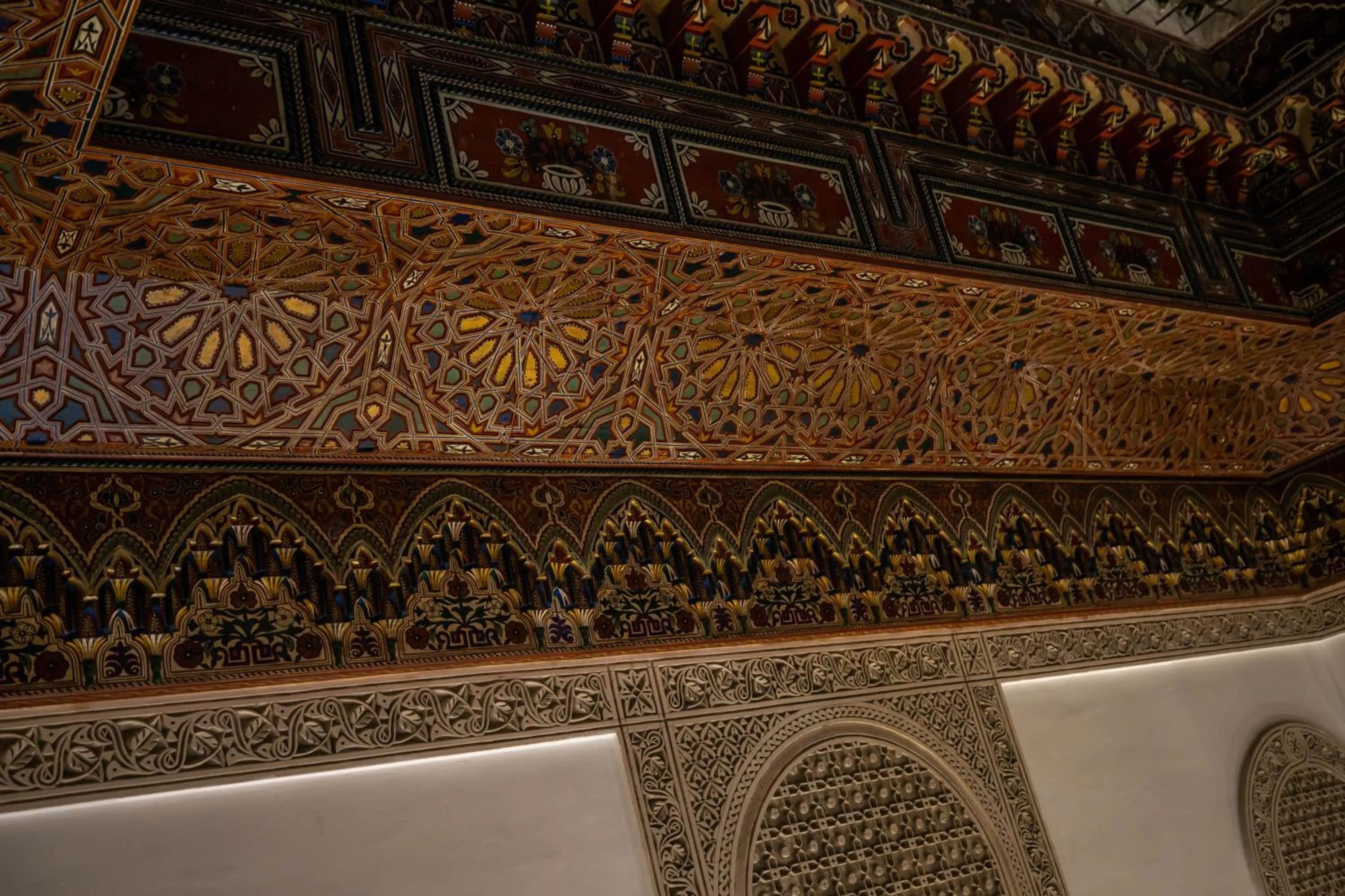 Decorative detail in Riad Sidrat Fes