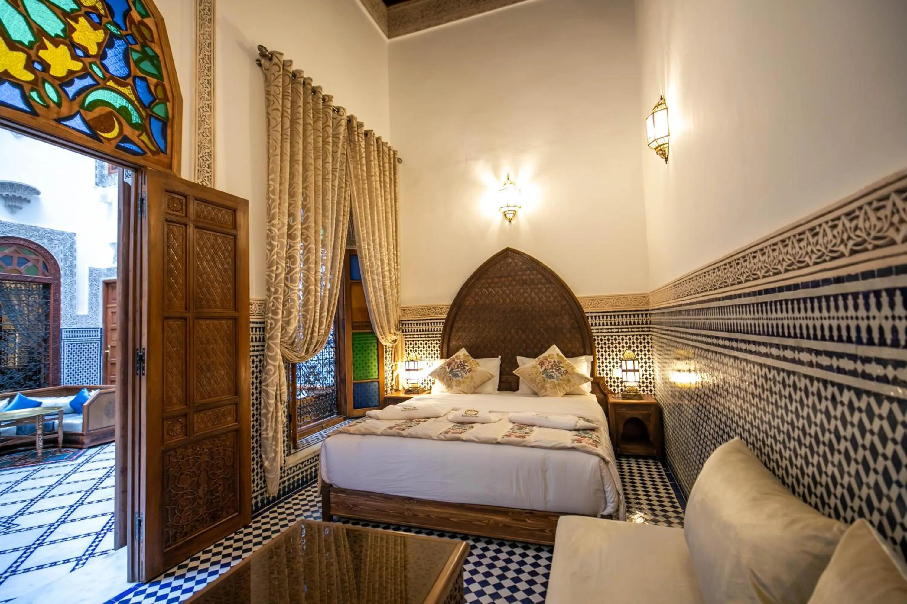 Bedroom, Bed in Riad Sidrat Fes