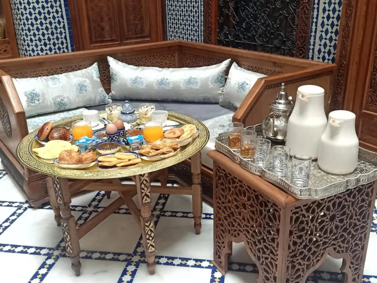 Breakfast in Riad Sidrat Fes