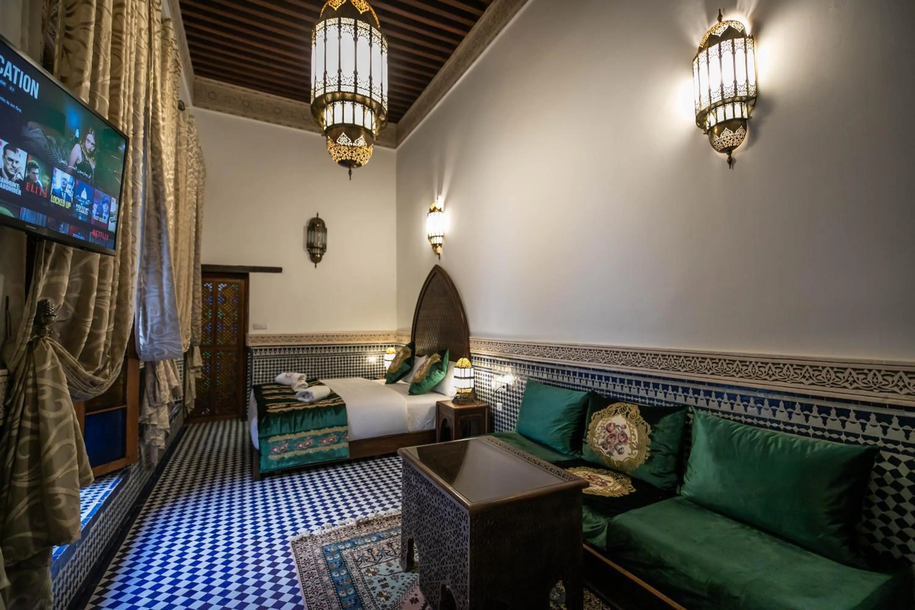 Photo of the whole room in Riad Sidrat Fes