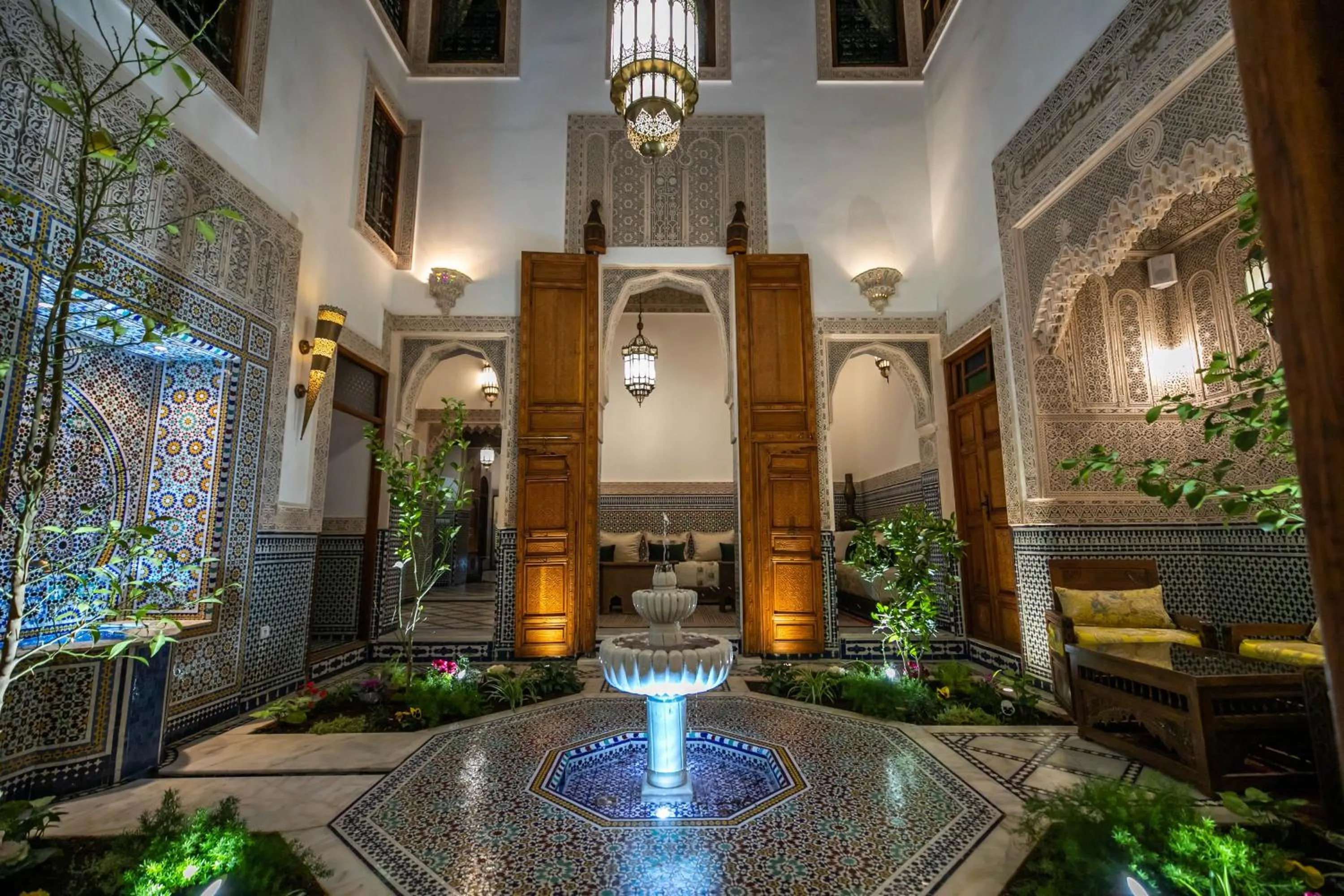 Garden in Riad Sidrat Fes