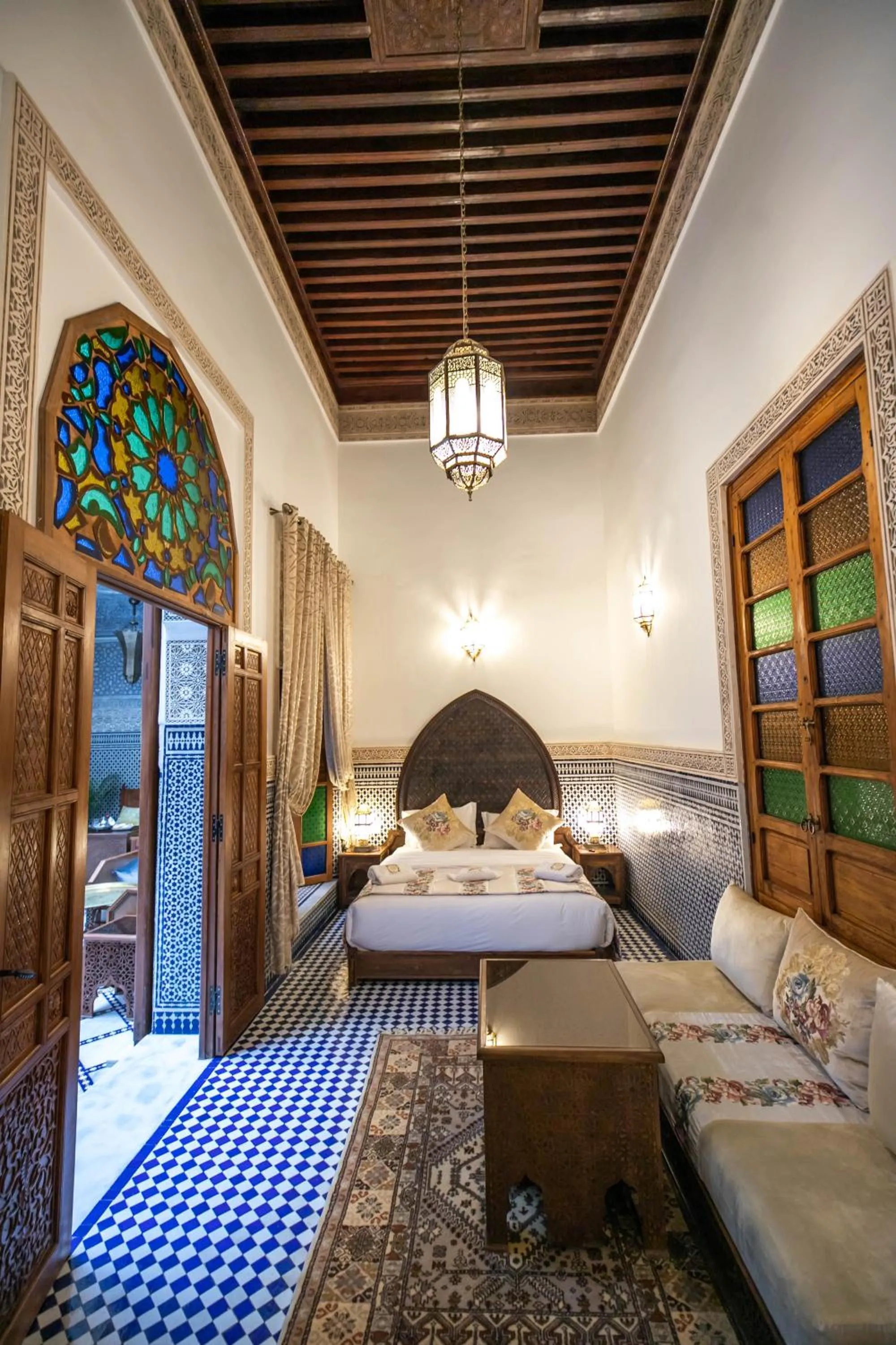 Photo of the whole room, Bed in Riad Sidrat Fes