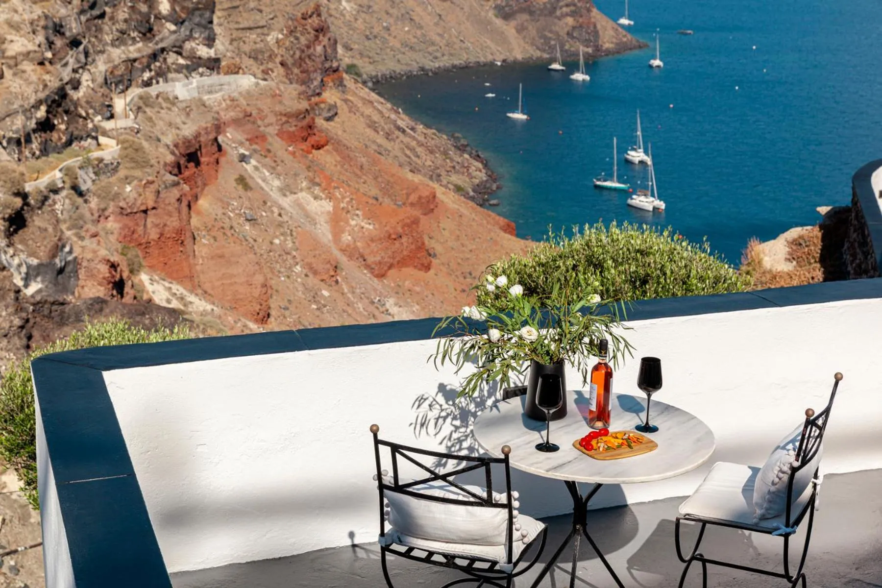 Balcony/Terrace in Pearl of Caldera Oia - Boutique Hotel by Pearl Hotel Collection