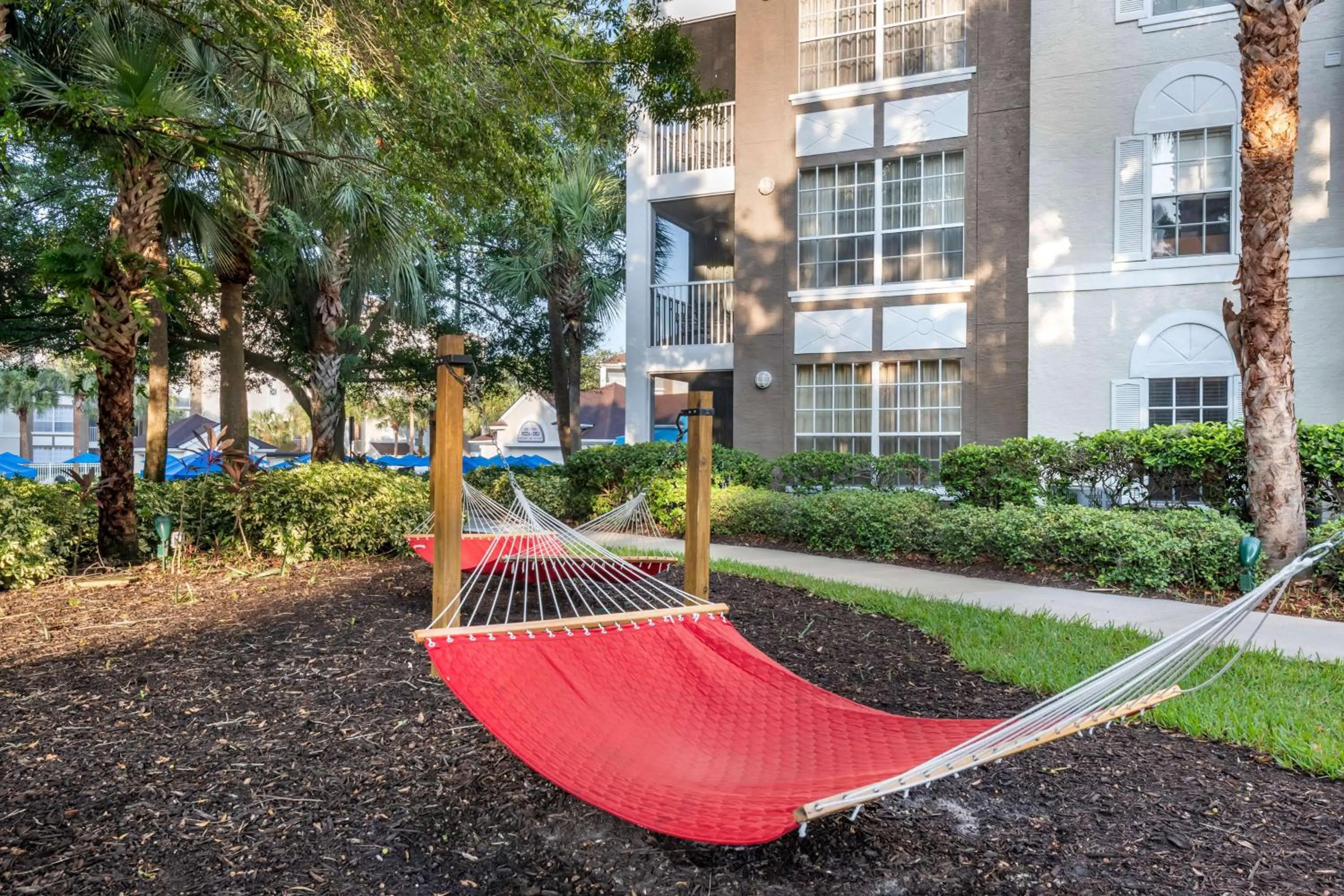 Inner courtyard view in Hilton Vacation Club Grande Villas Orlando